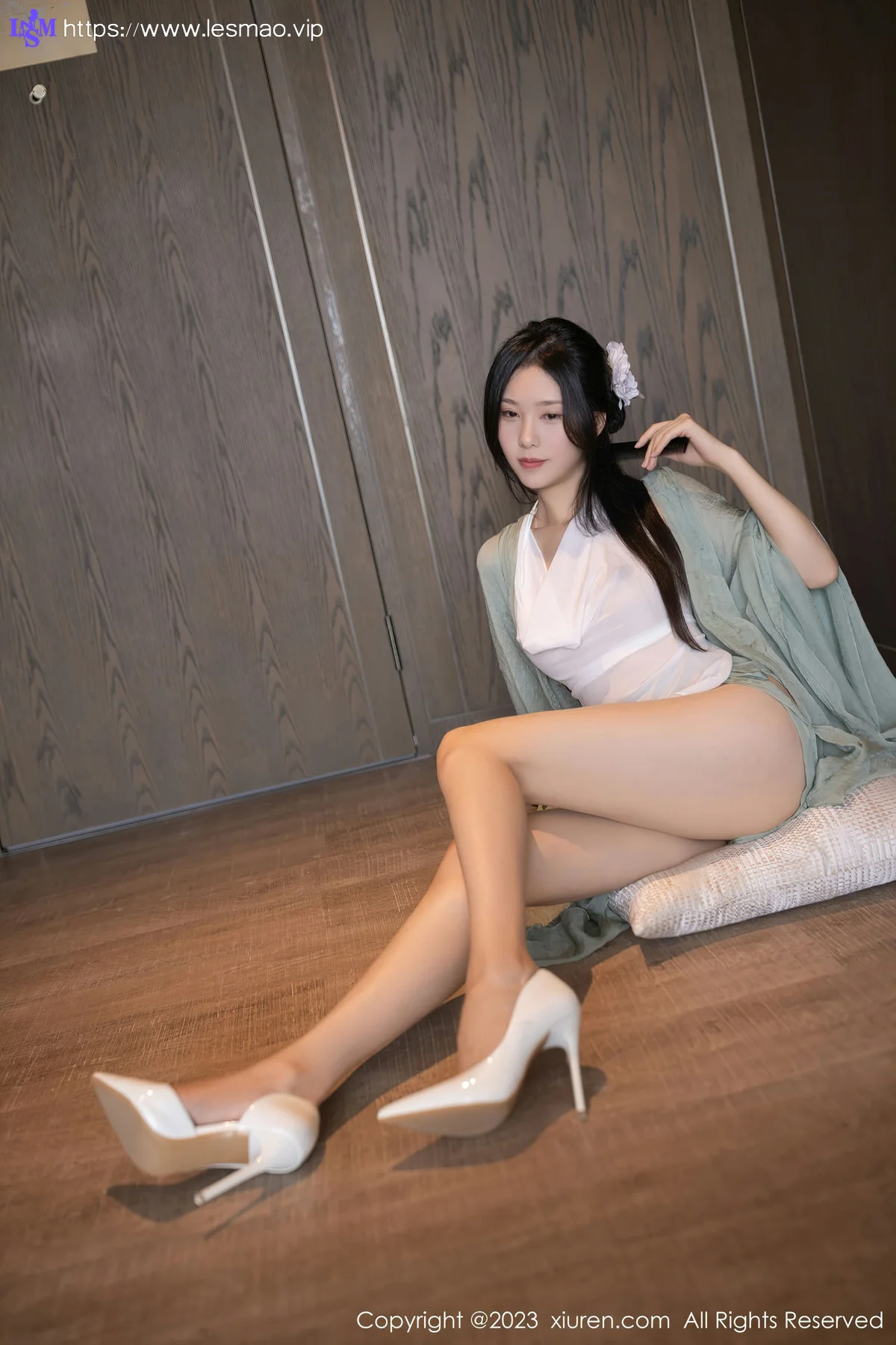 XiuRen 秀人 No.6420 利世 绿色古装性感写真33 - 4