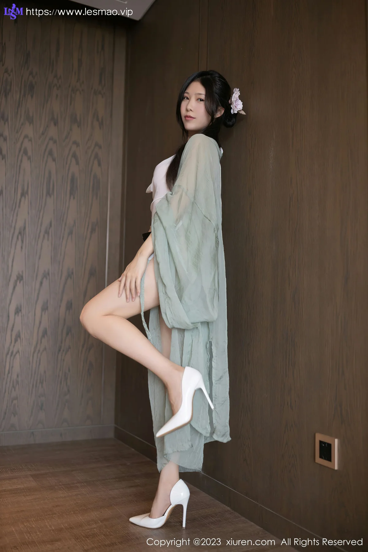 XiuRen 秀人 No.6420 利世 绿色古装性感写真33 - 7