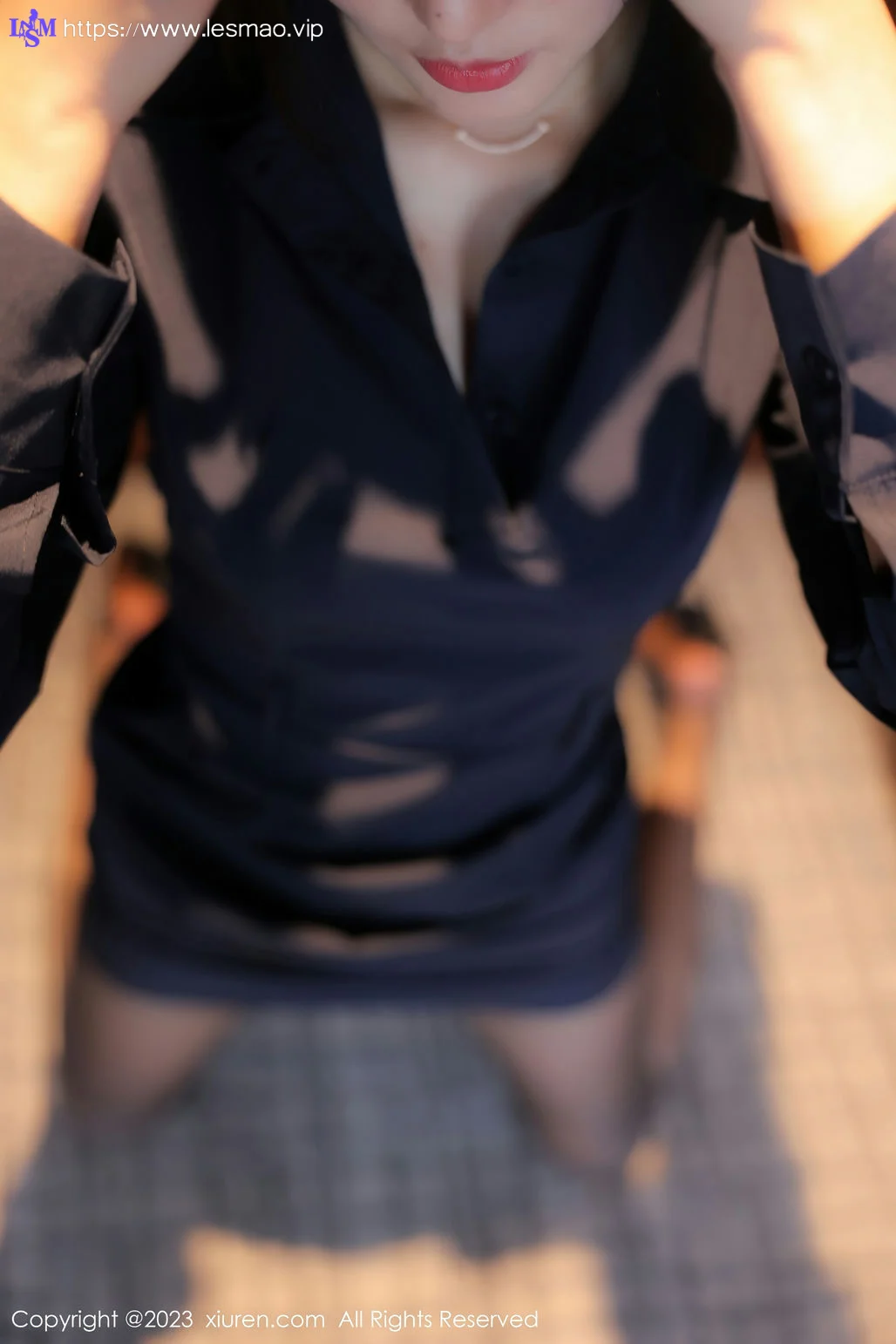 XiuRen 秀人 No.6427 桐桐 白色蕾丝内衣写真3 - 7