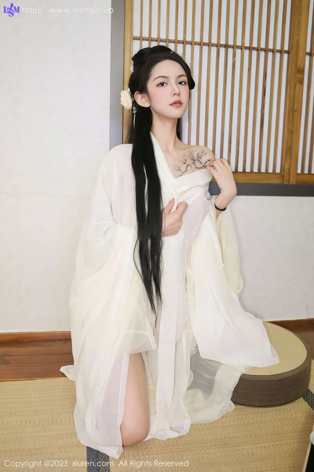 XiuRen 秀人 No.6430 乔一一 白纱轻透古装性感写真1 - 6