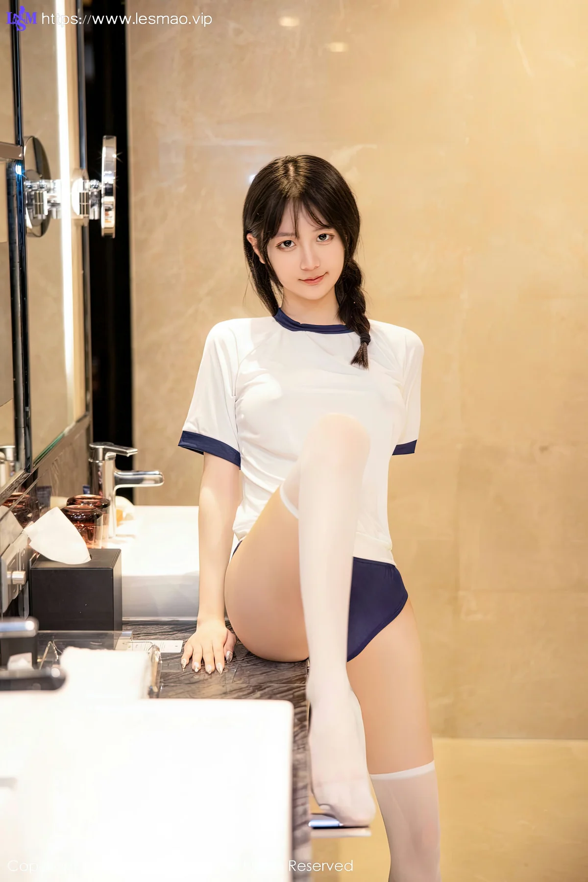 XiuRen 秀人 No.6447 谢小蒽 白色水手服性感写真111 - 3