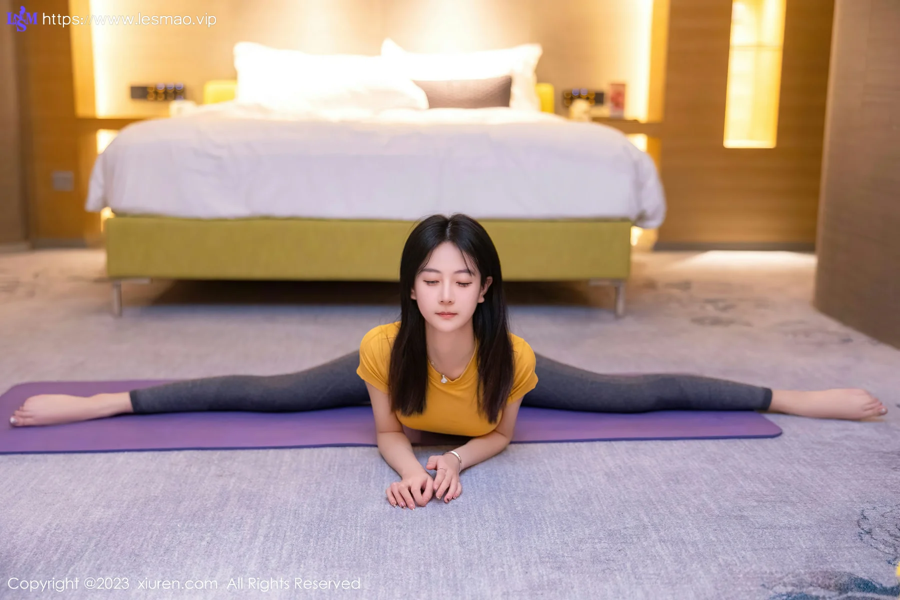 XiuRen 秀人 No.6488 谢小蒽 瑜伽运动主题写真11 - 8