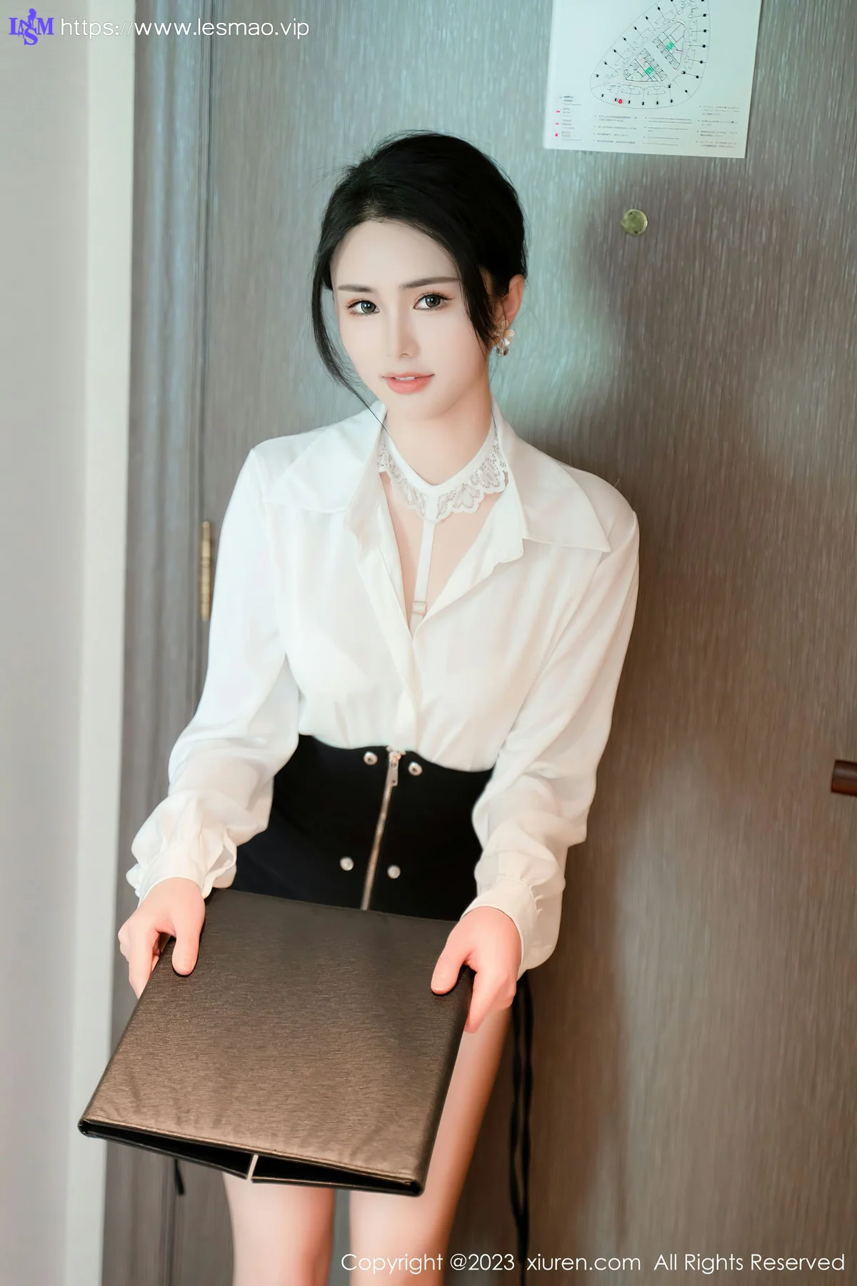 XiuRen 秀人 No.6520 艾希儿 Ol系列性感写真3 - 2