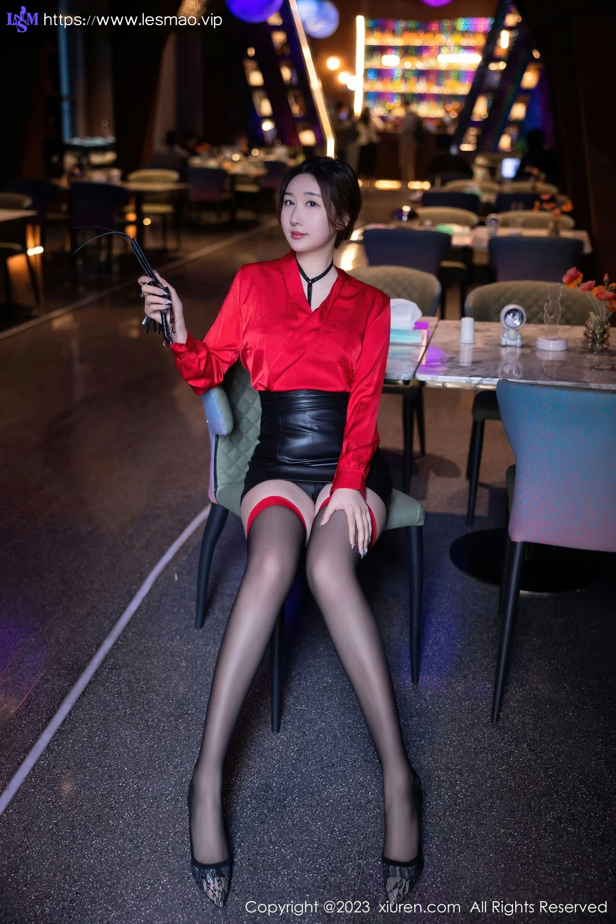 XiuRen 秀人 No.6529 江真真 红色花式内衣写真 - 10