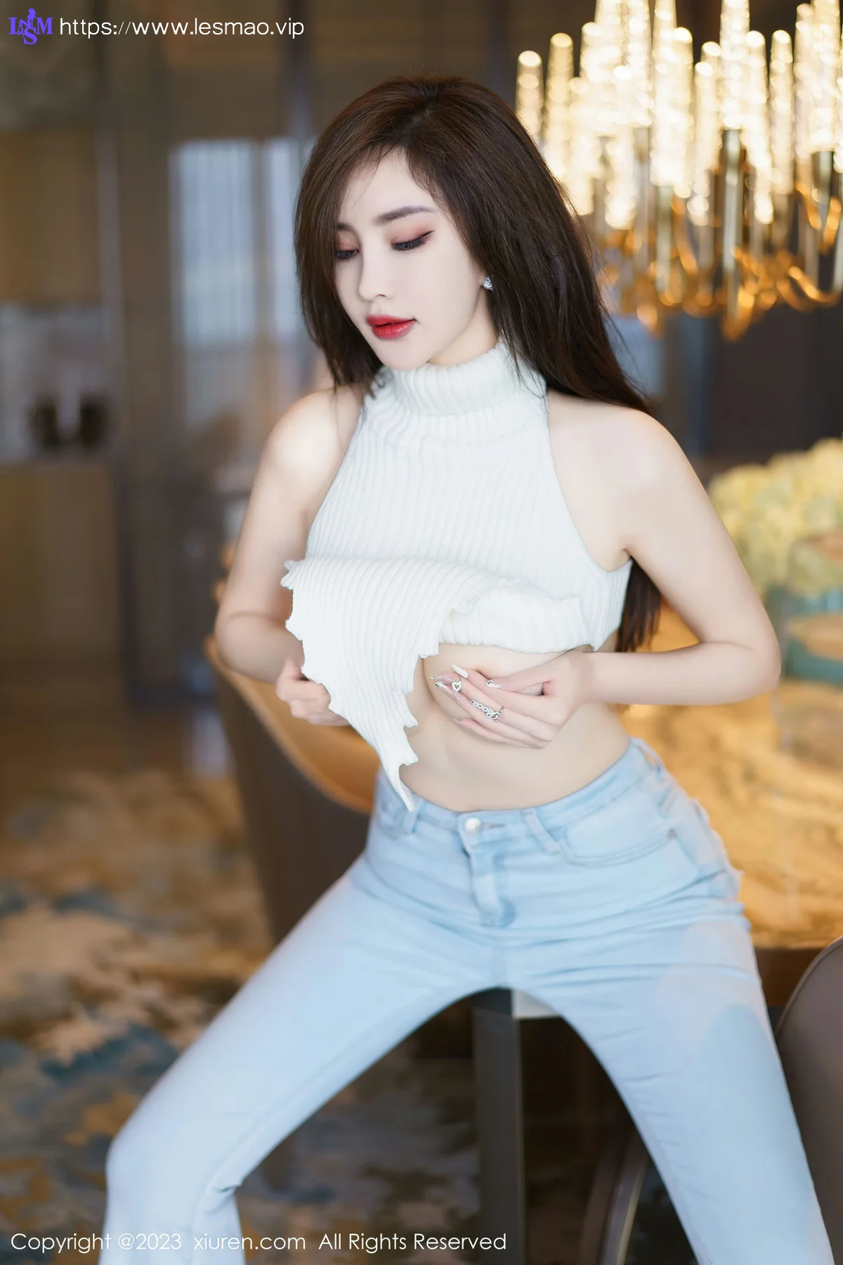 XiuRen 秀人 No.6534 Carol周妍希 诱人原色丝袜性感写真 - 9
