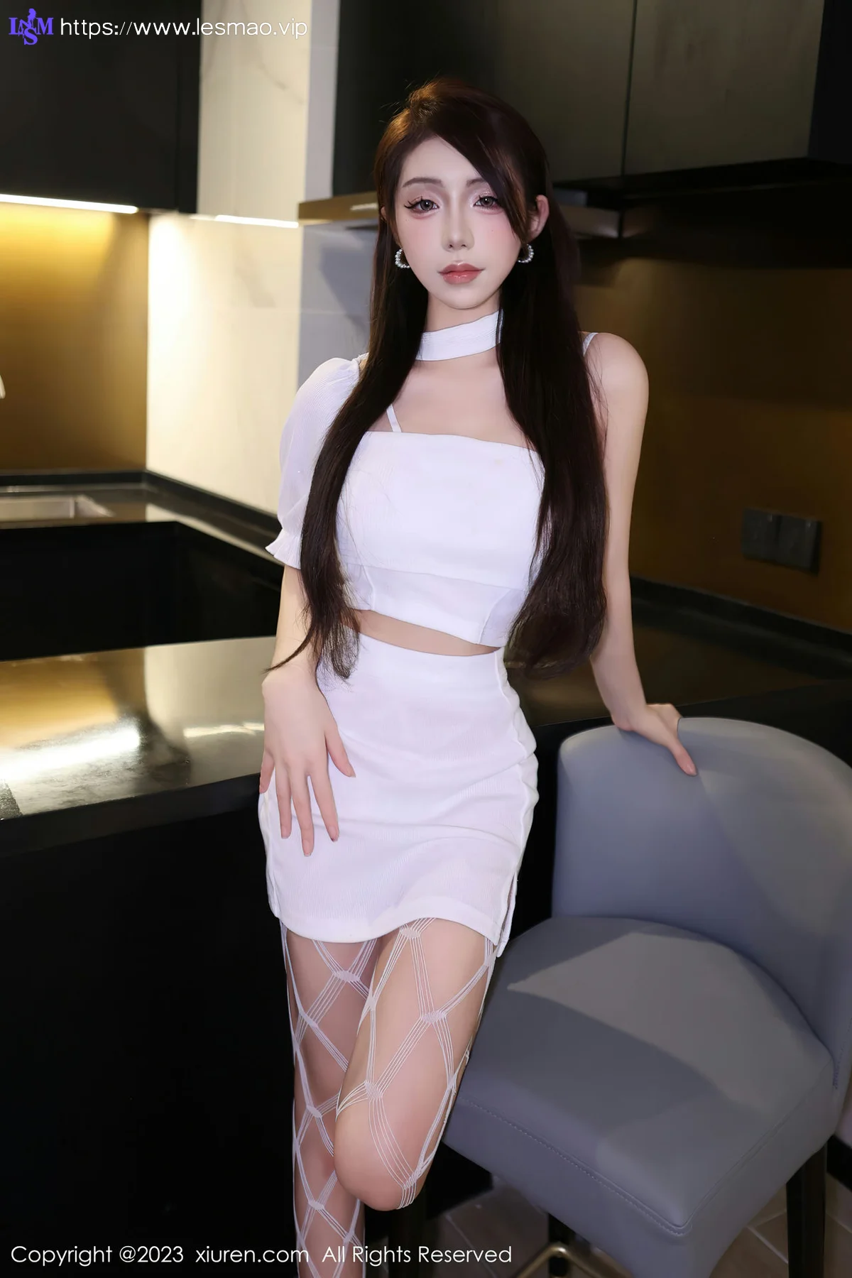 XiuRen 秀人 No.6555 金幼汐Vivian 蕾丝轻透内衣第二套写真33 - 7