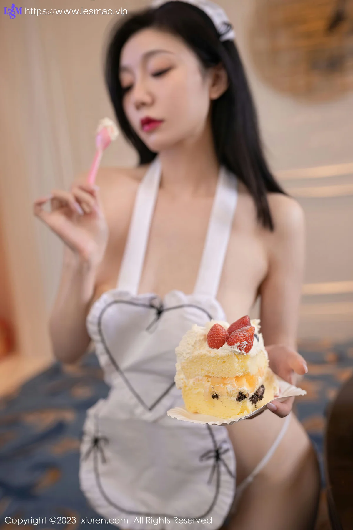 XiuRen 秀人 No.6556 安然anran 白色女仆服饰珠三角旅拍1 - 9