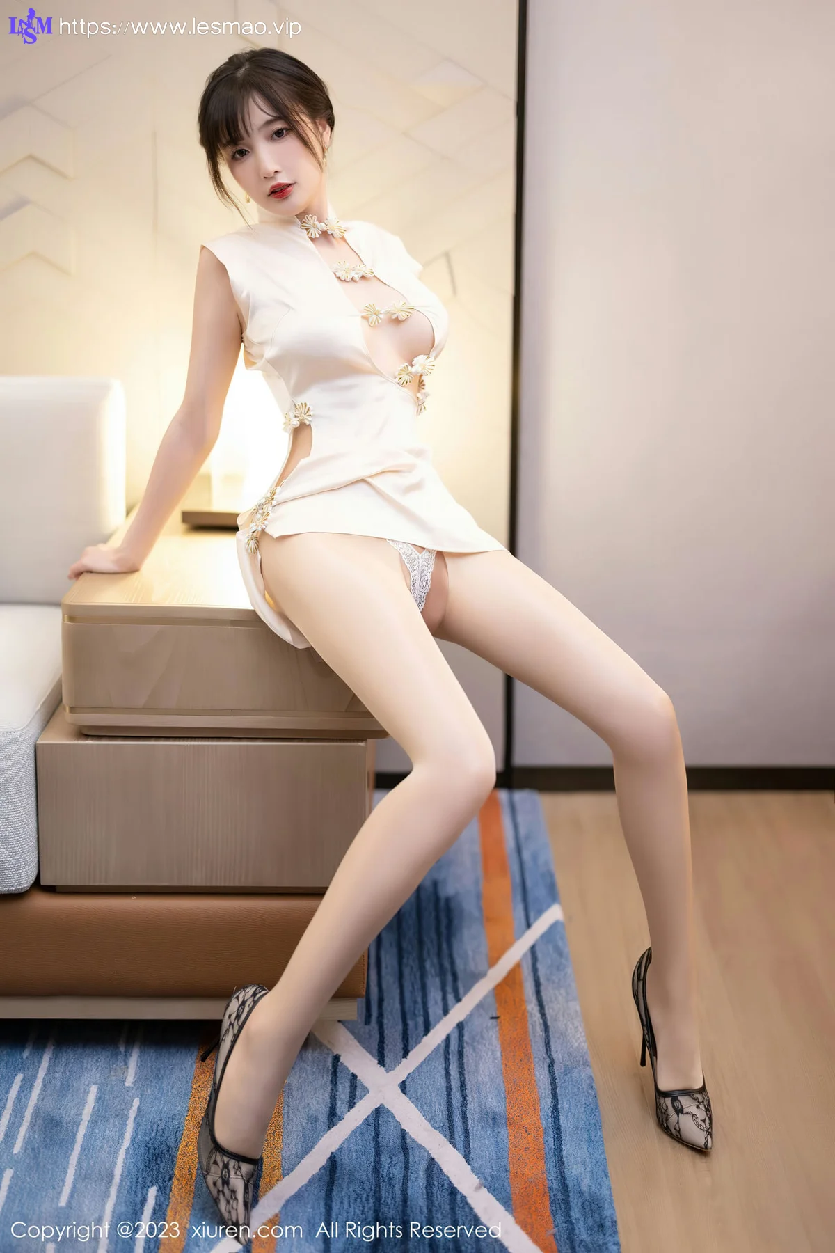 XiuRen 秀人 No.6600 林星阑 白色旗袍清纯甜美1 - 6