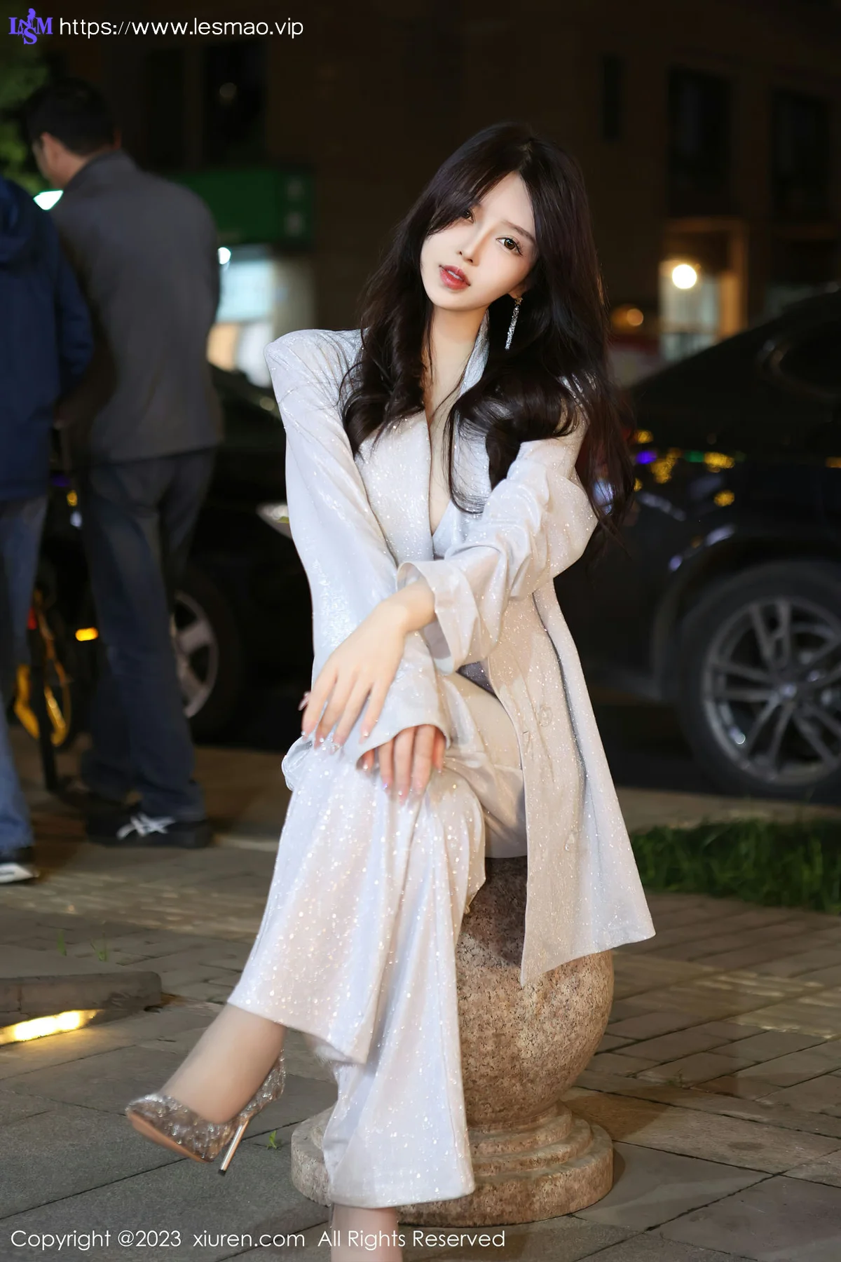 XiuRen 秀人 No.6605 玉兔miki 诱人灰丝街拍性感写真33 - 1