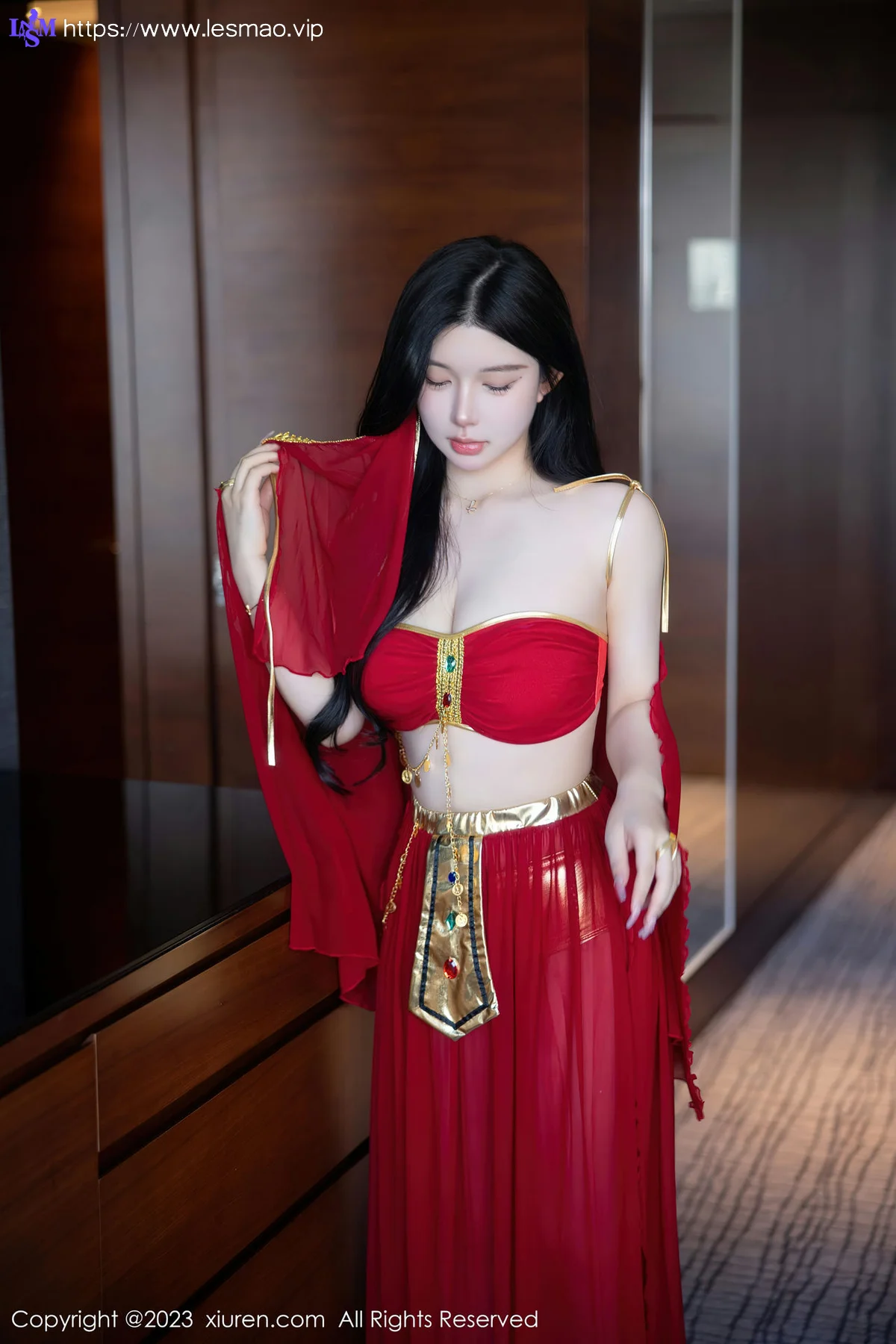 XiuRen 秀人 No.6613 林珊珊 红色西域舞娘芭提雅旅拍11 - 10