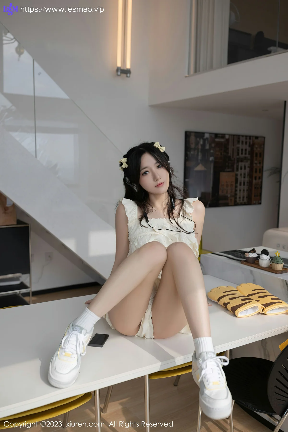 XiuRen 秀人 No.6615 鱼子酱Fish 黄色围裙性感写真11 - 5