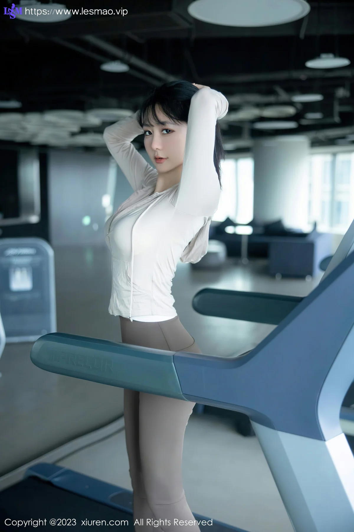 XiuRen 秀人 No.6683 幼幼 浅色运动服饰性感写真11 - 2