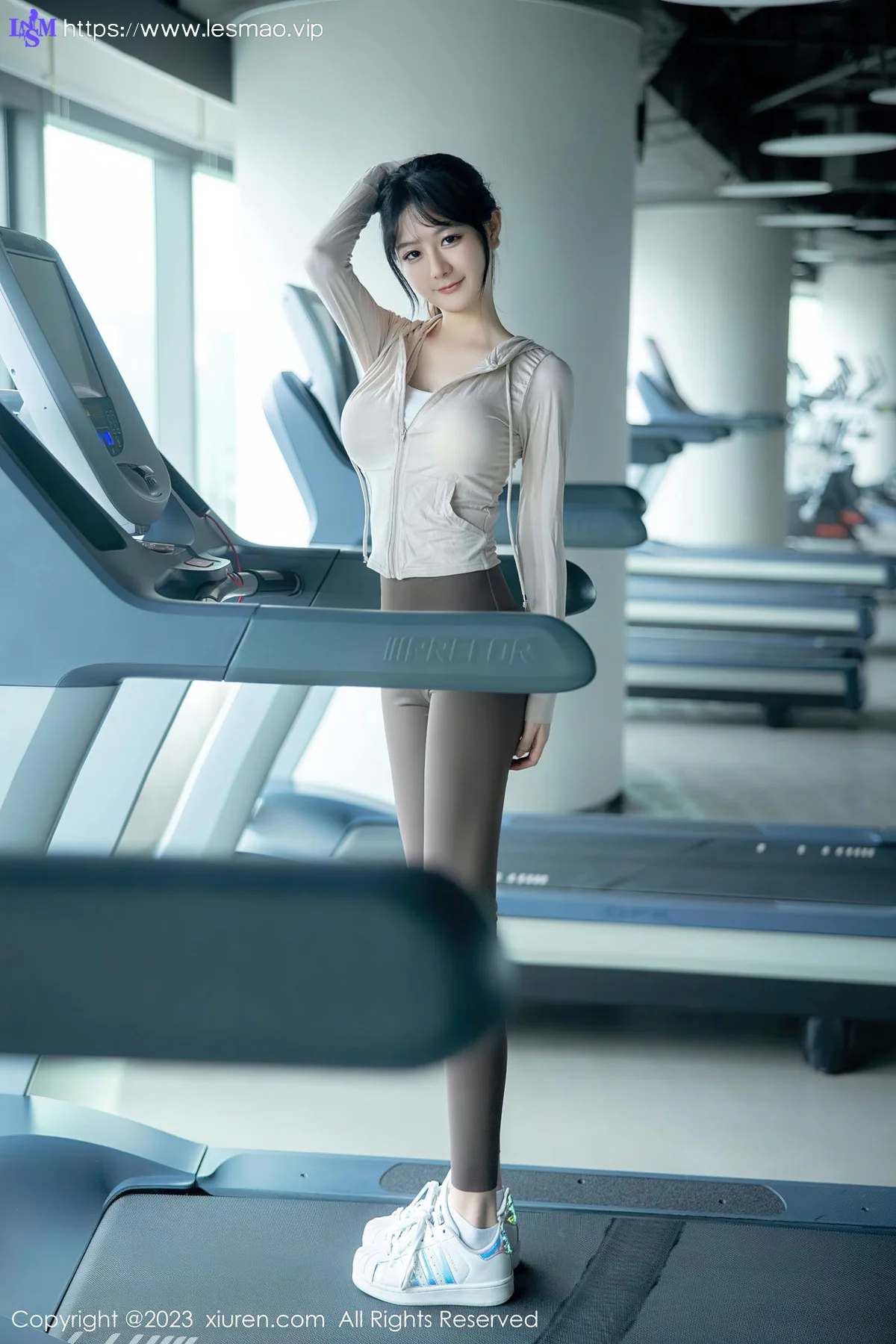 XiuRen 秀人 No.6683 幼幼 浅色运动服饰性感写真11 - 5