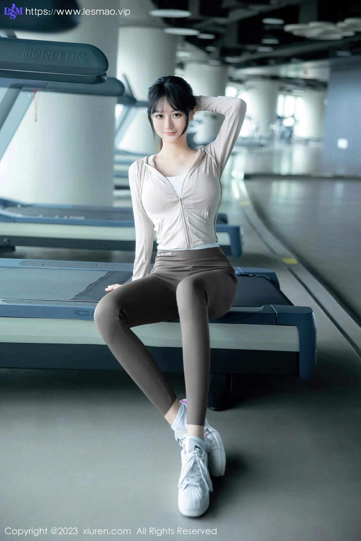 XiuRen 秀人 No.6683 幼幼 浅色运动服饰性感写真11 - 5