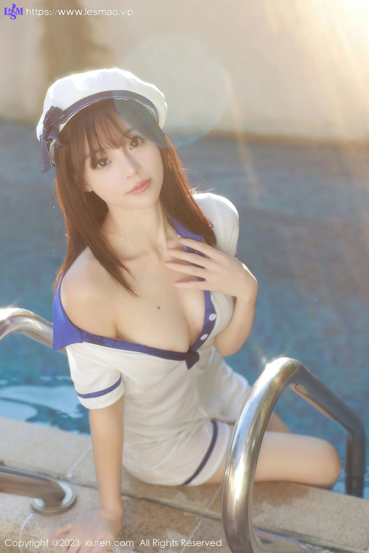 XiuRen 秀人 No.6686 佘贝拉bella 白色海军服南京旅拍 - 4