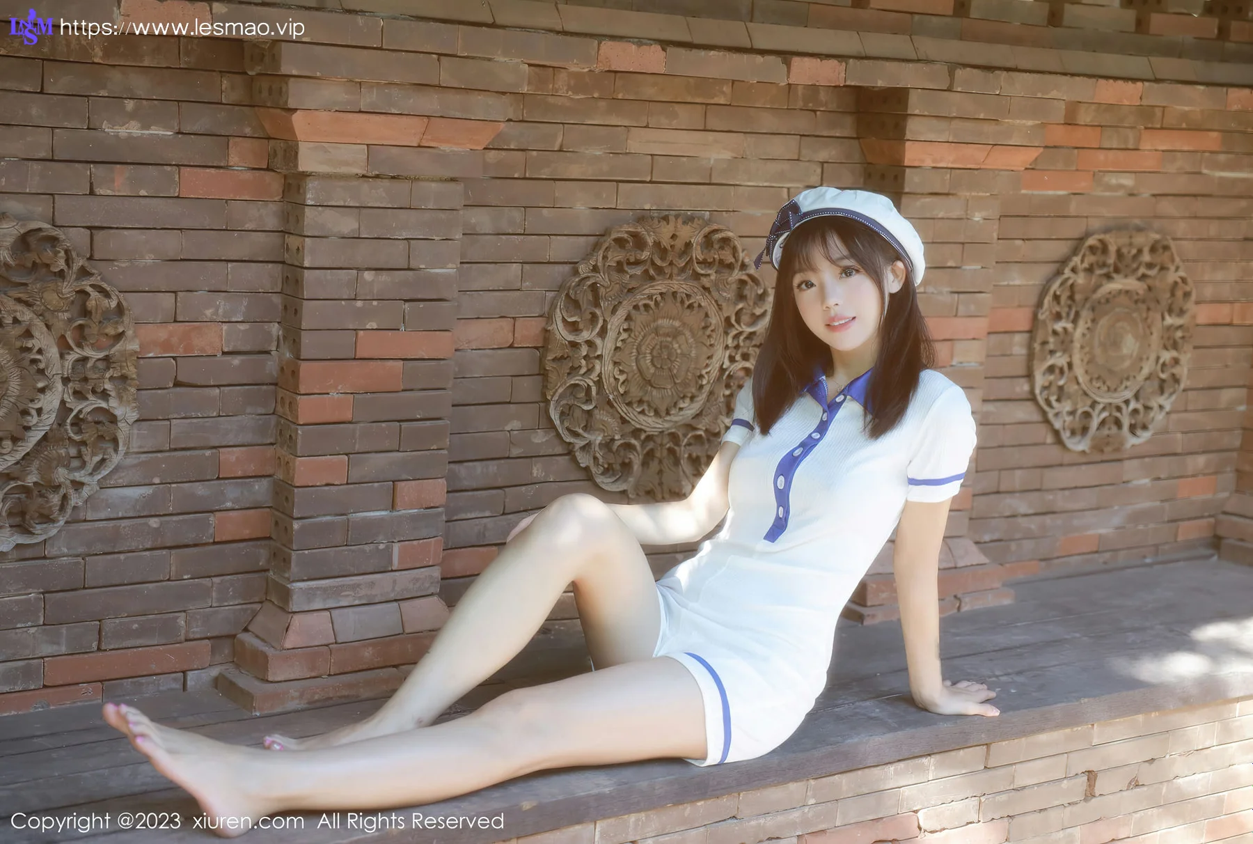 XiuRen 秀人 No.6686 佘贝拉bella 白色海军服南京旅拍 - 2