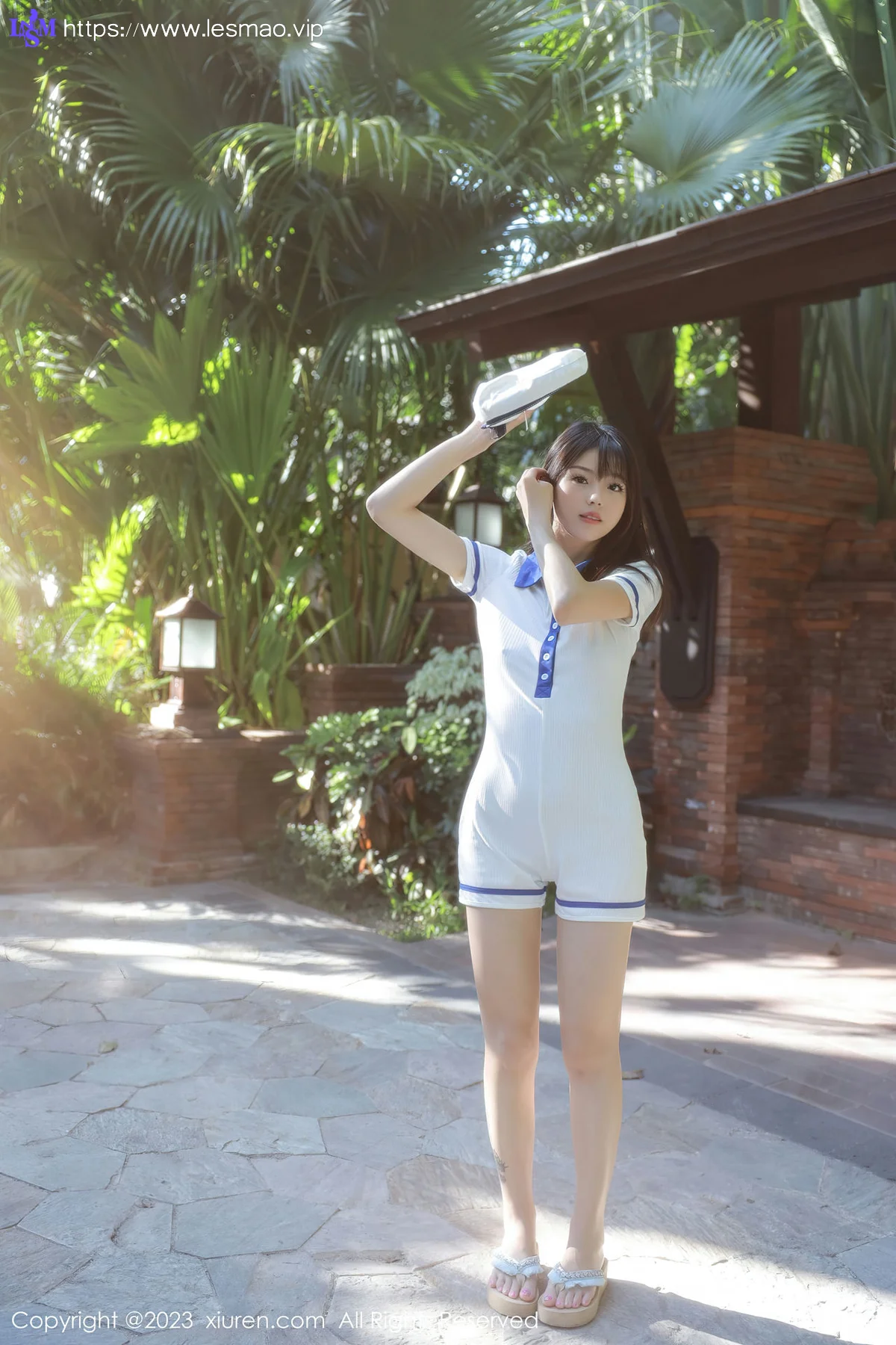 XiuRen 秀人 No.6686 佘贝拉bella 白色海军服南京旅拍 - 4