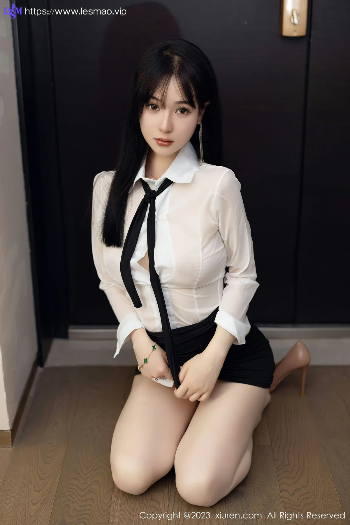 XiuRen 秀人 No.6710 柚琪Rich 白色轻透上衣首套写真33 - 2