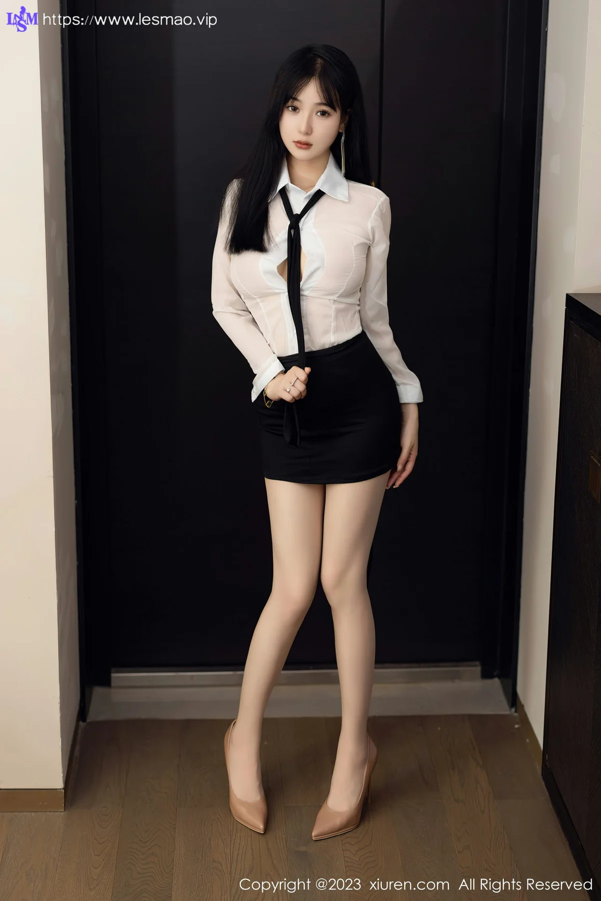 XiuRen 秀人 No.6710 柚琪Rich 白色轻透上衣首套写真33 - 9