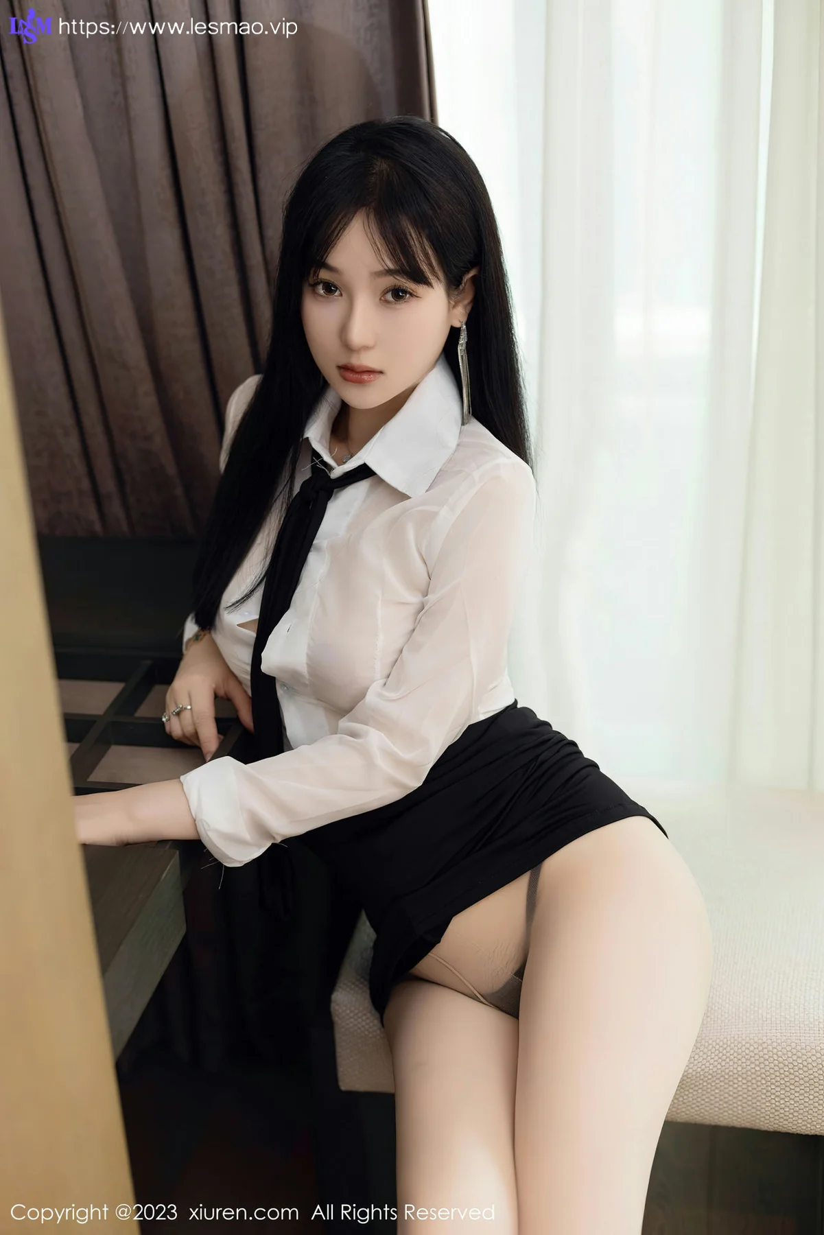 XiuRen 秀人 No.6710 柚琪Rich 白色轻透上衣首套写真33 - 7