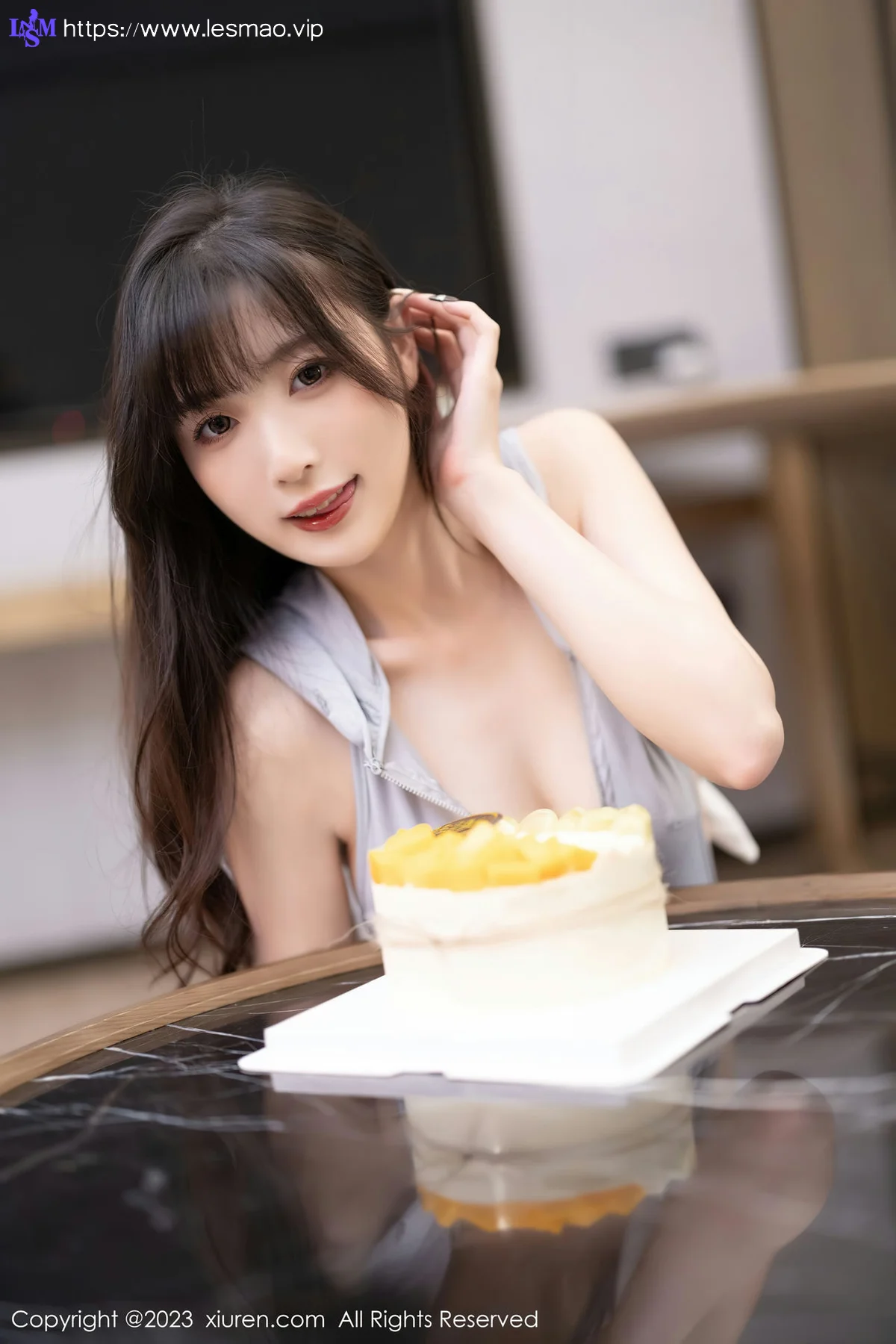XiuRen 秀人 No.6762 林星阑 灰色高开叉性感写真11 - 7