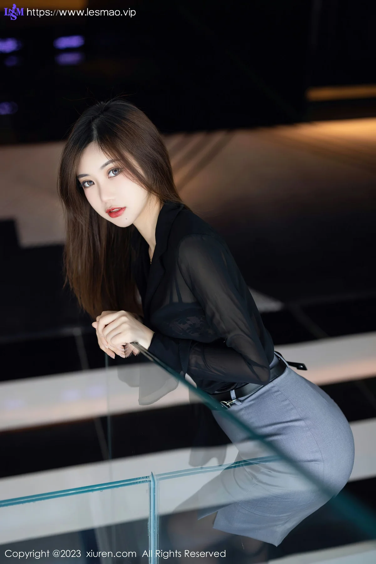 XiuRen 秀人 No.6770 绮里嘉ula 黑色蕾丝内衣性感写真11 - 5