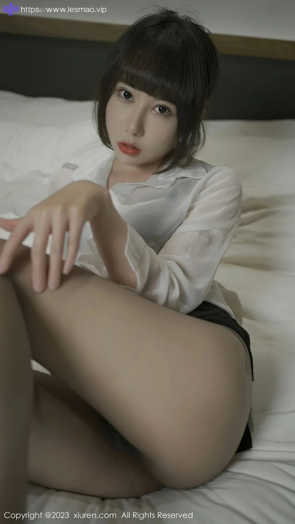 XiuRen 秀人 No.6776 夏馨瑶 黑色内衣搭第二套写真 - 8