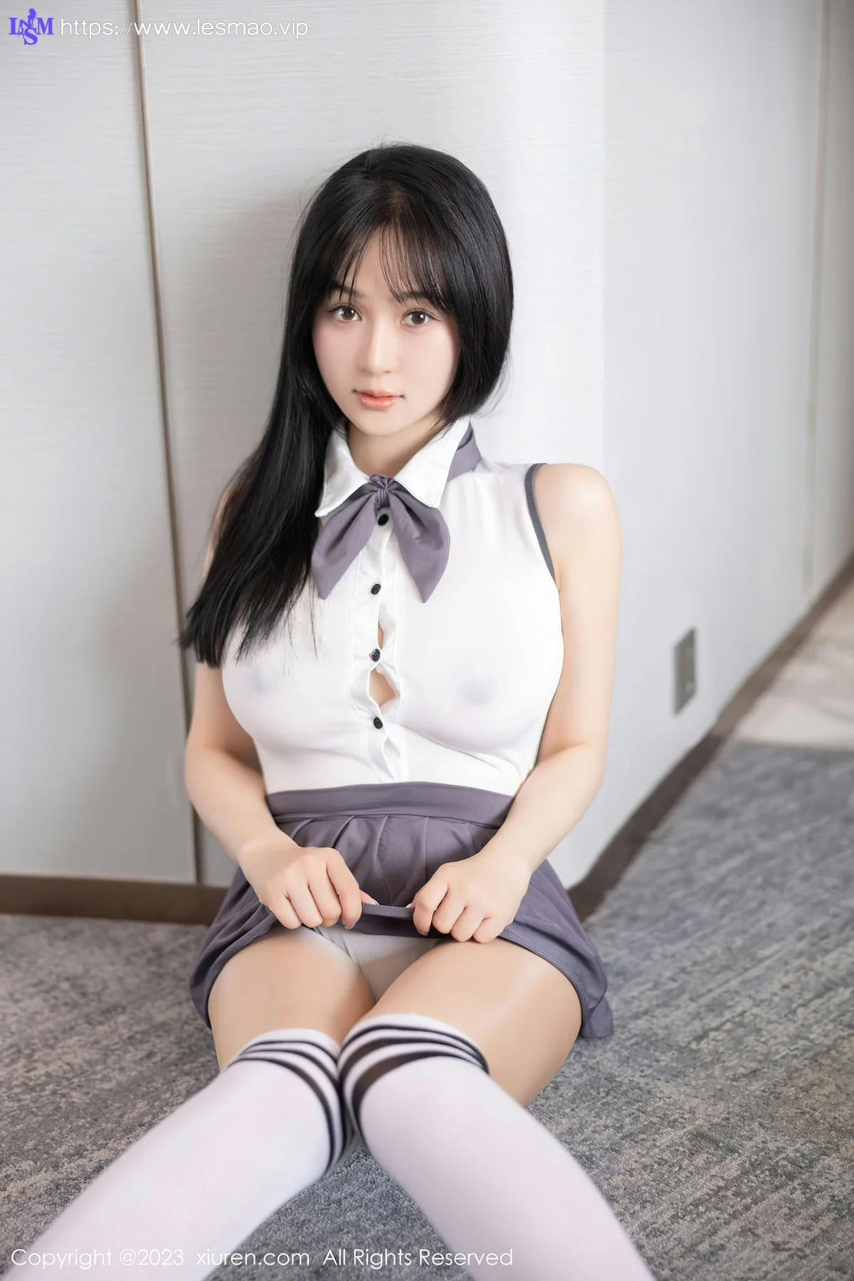 XiuRen 秀人 No.6818 柚琪Rich 轻透高开叉性感写真3 - 6