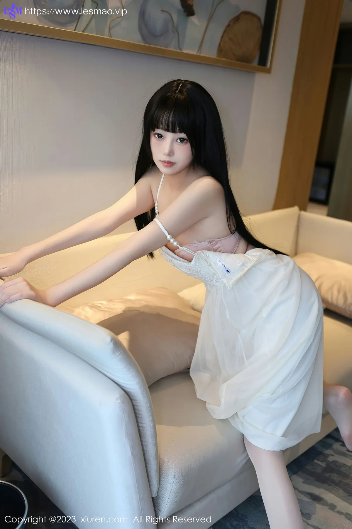 XiuRen 秀人 No.6828 早川京子 连衣长裙性感写真 - 10