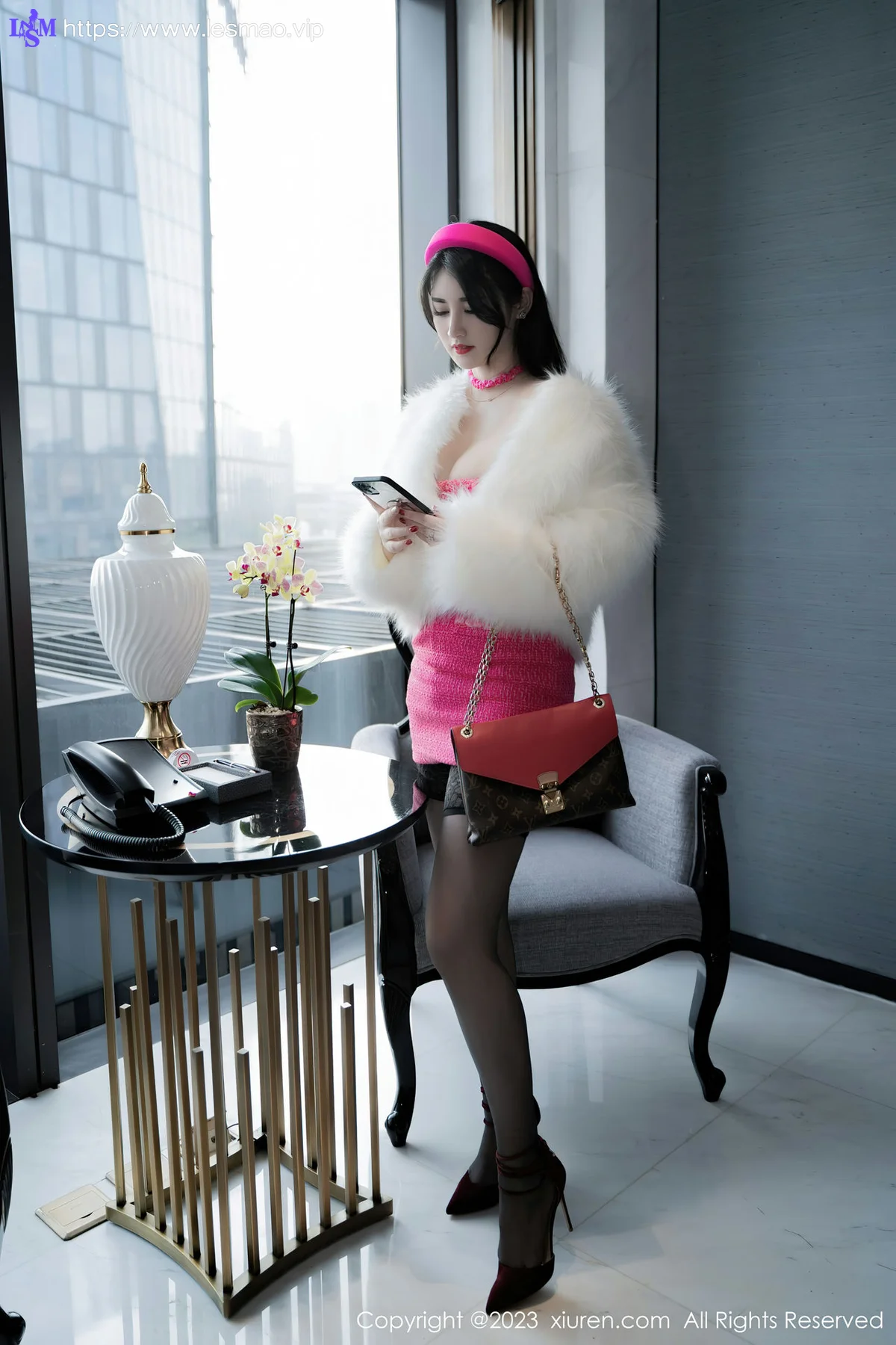 XiuRen 秀人 No.6830 诗诗kiki 魅惑黑丝性感写真2 - 8