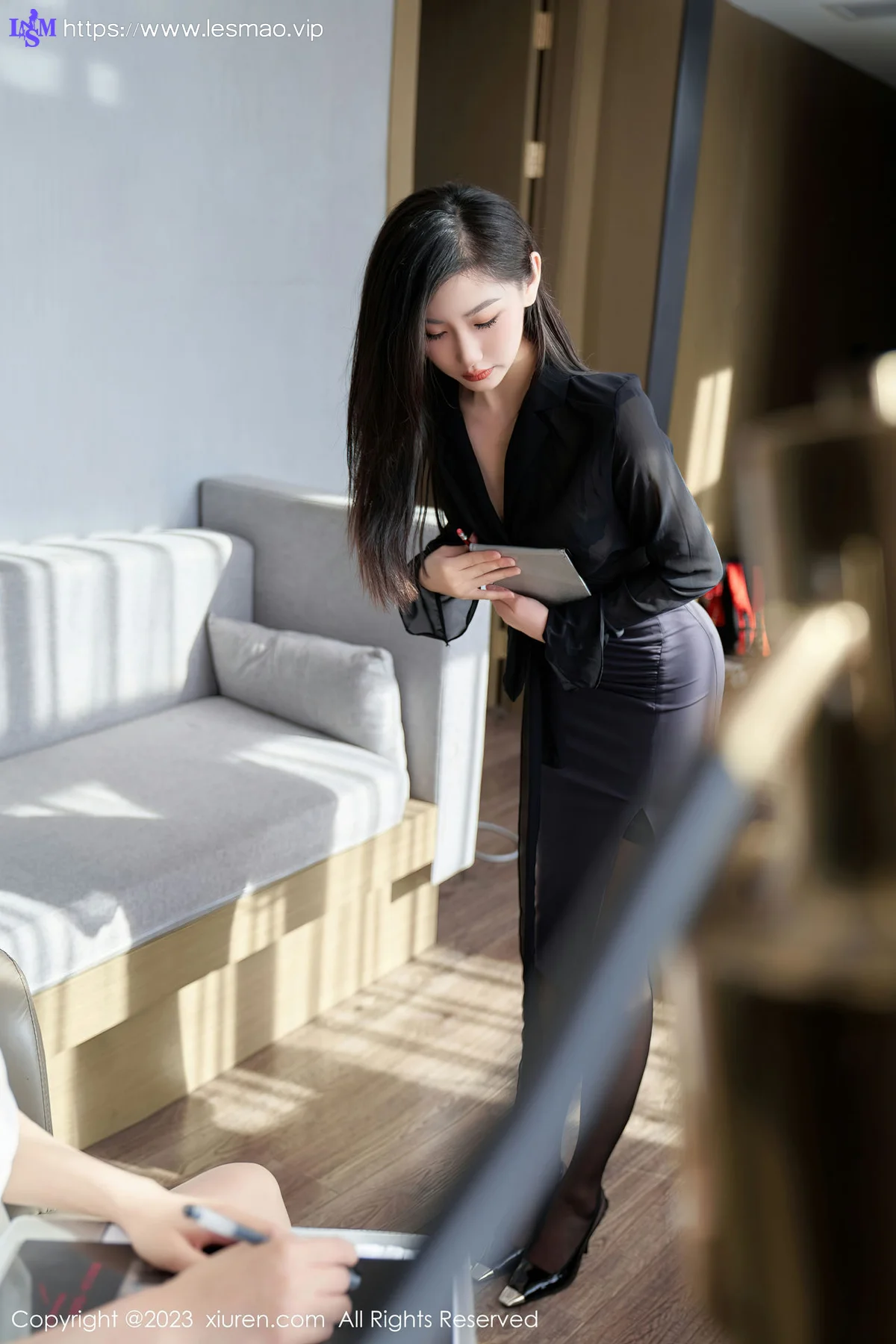 XiuRen 秀人 No.6839 沈青黛 双人互动拍摄性感写真1 - 9