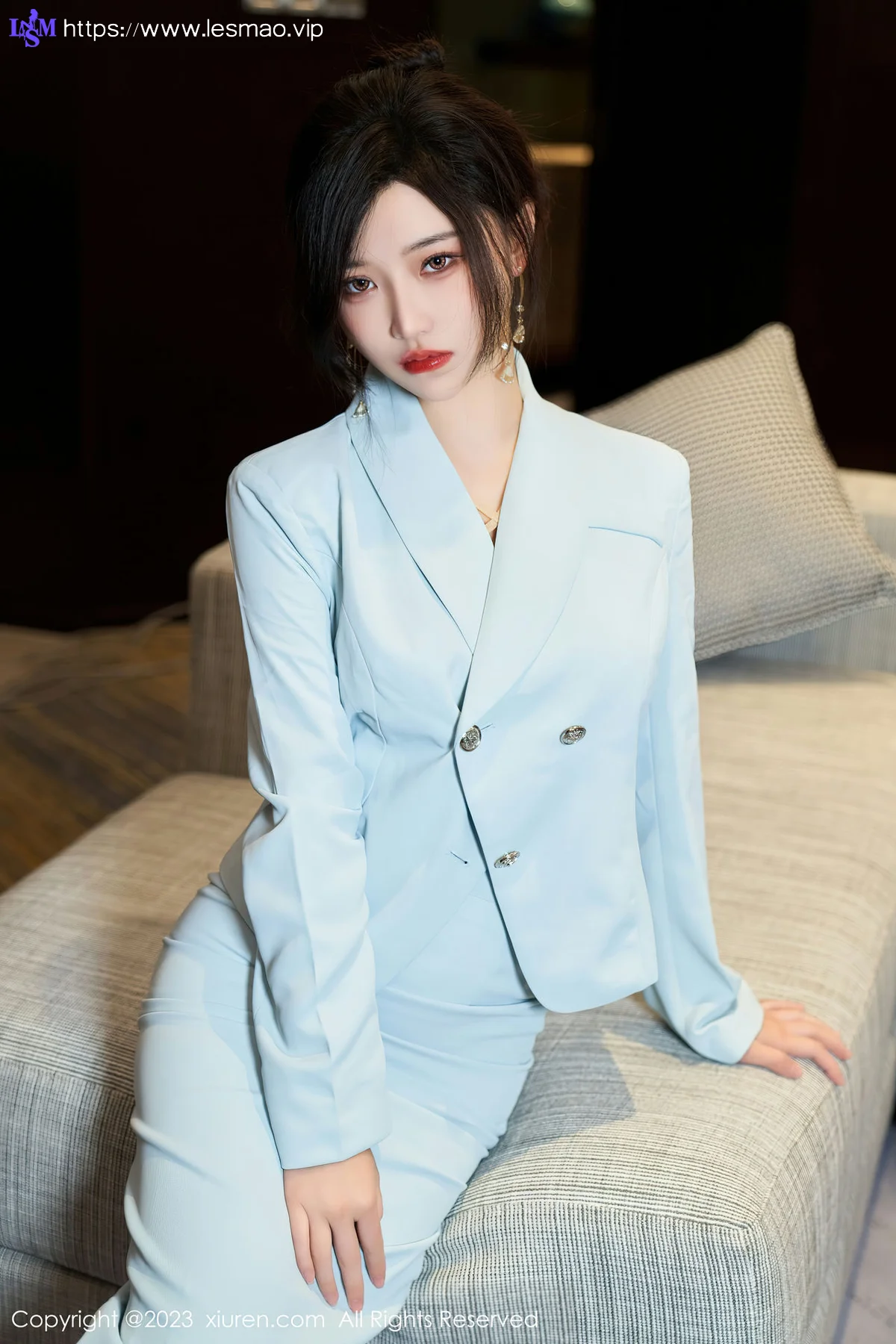 XiuRen 秀人 No.6857 妙可可Cheese 浅色轻透内衣性感写真3 - 10
