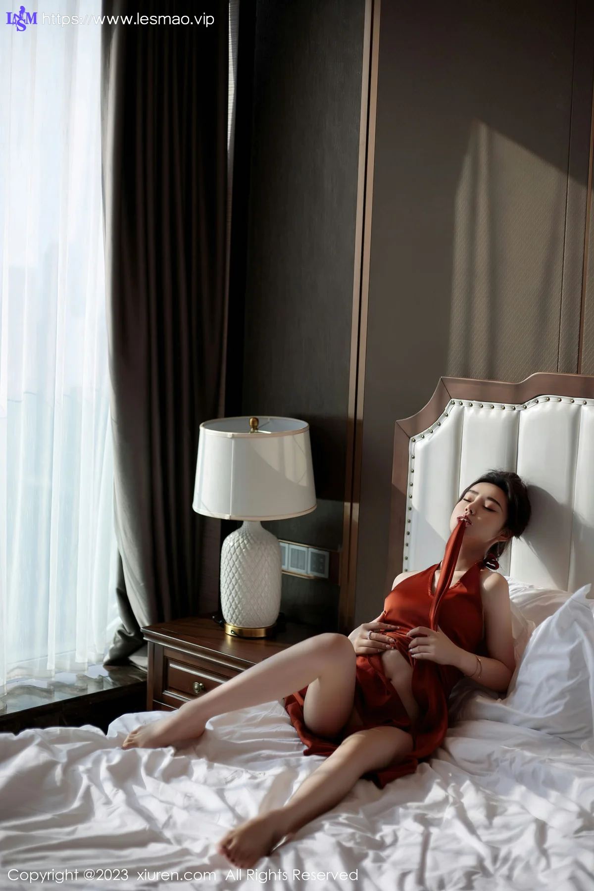 XiuRen 秀人 No.6861 苏曼兮 红色连夜短裙首套写真 - 2