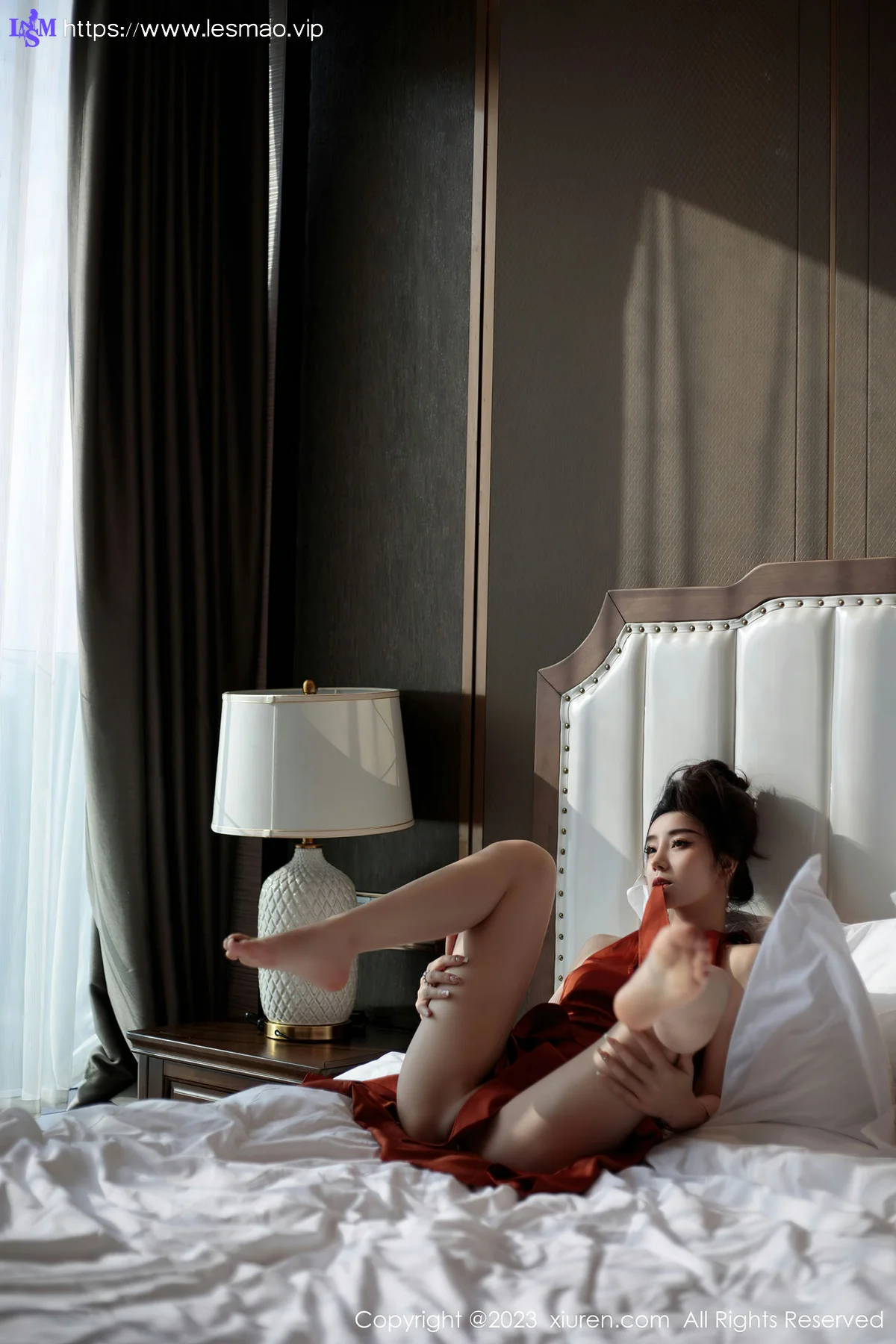 XiuRen 秀人 No.6861 苏曼兮 红色连夜短裙首套写真 - 7