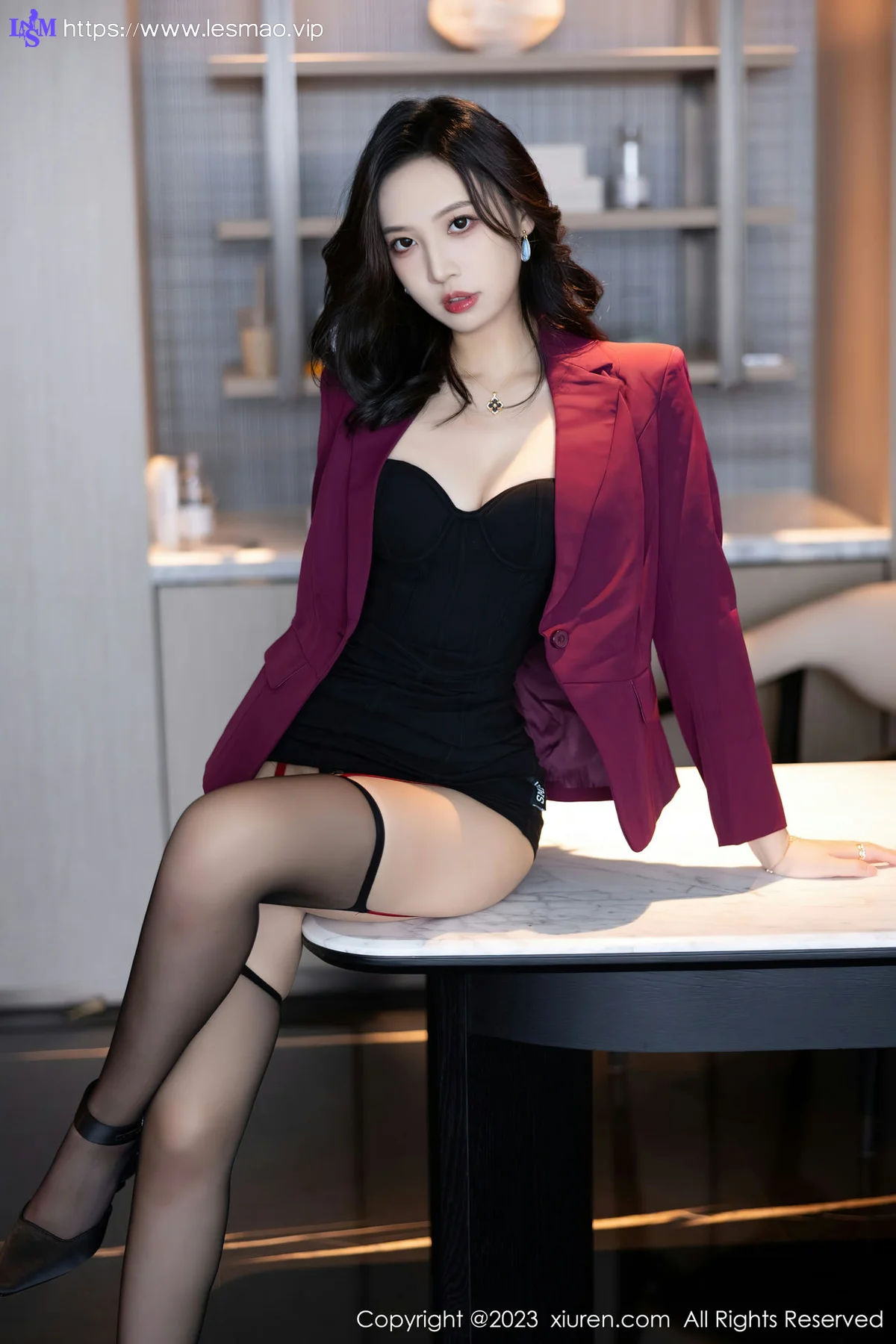 XiuRen 秀人 No.6870 郑颖姗Bev OL装扮性感写真11 - 10