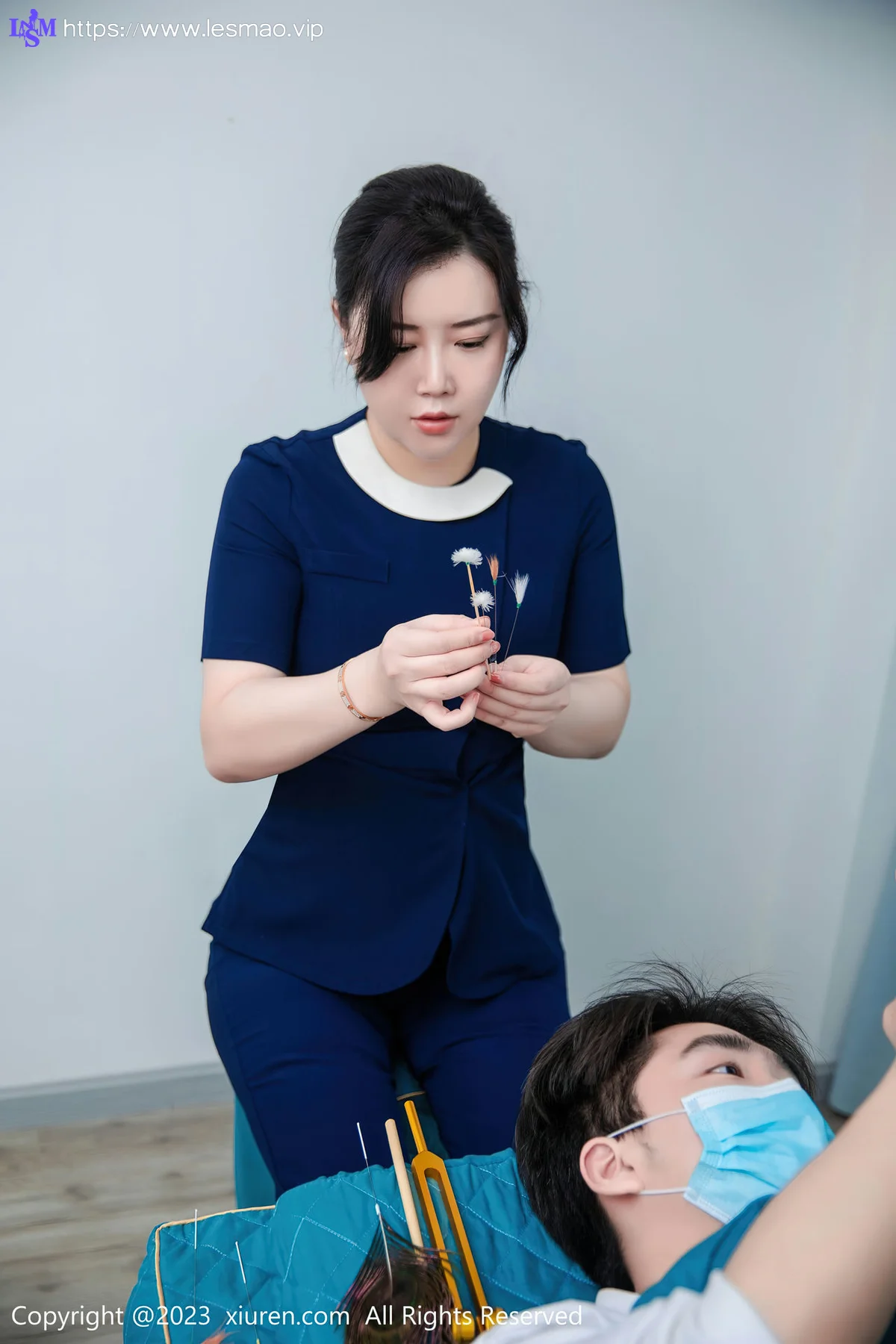 XiuRen 秀人 No.6878 王婉悠Queen 性感技师装扮性感写真2 - 5