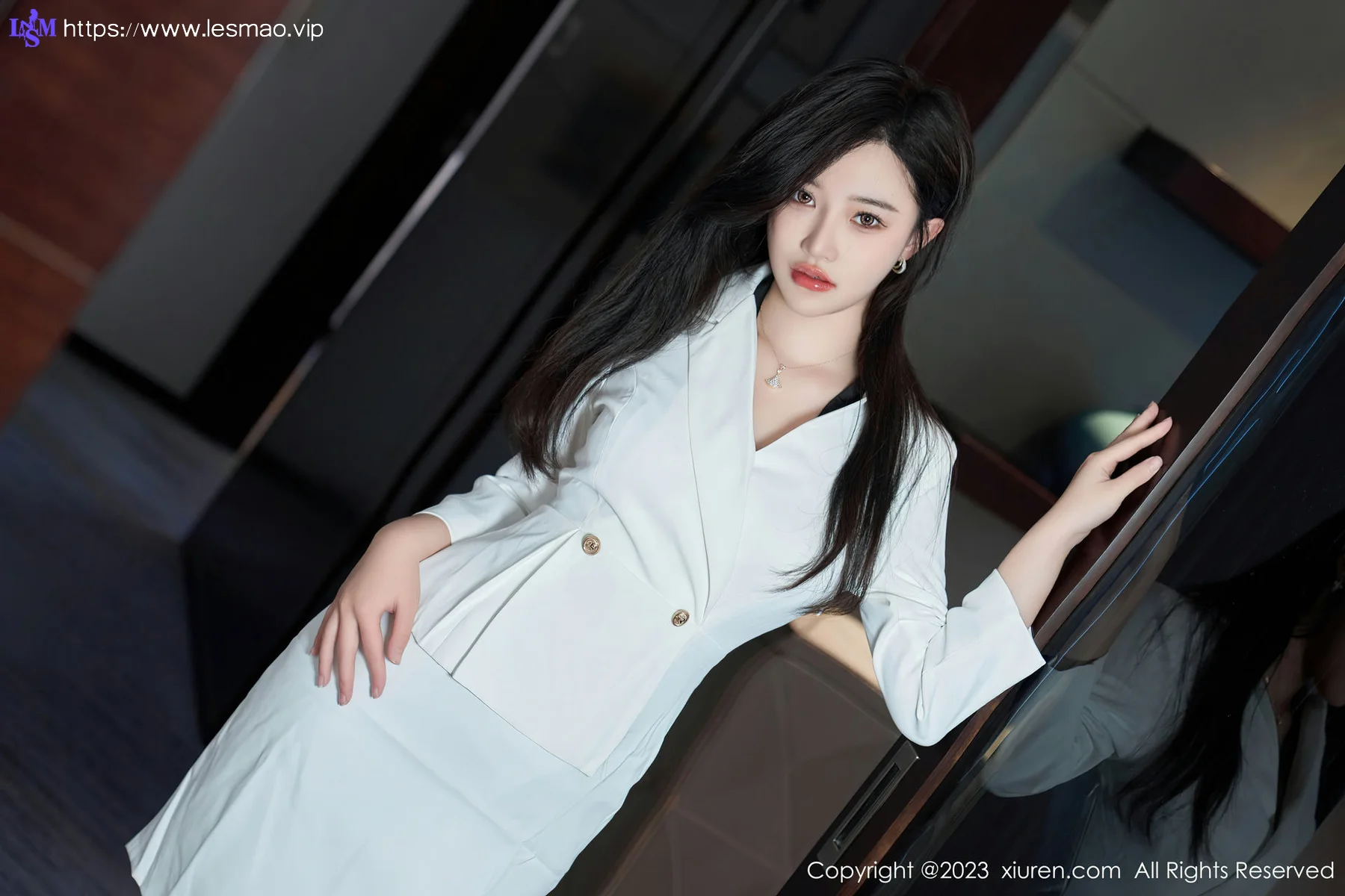 XiuRen 秀人 No.6900 妙可可Cheese 魅惑黑丝性感写真3 - 8