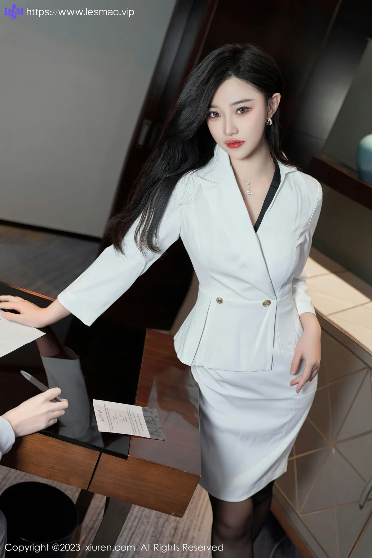 XiuRen 秀人 No.6900 妙可可Cheese 魅惑黑丝性感写真3 - 7