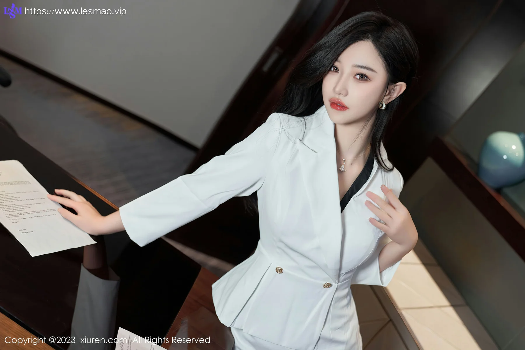 XiuRen 秀人 No.6900 妙可可Cheese 魅惑黑丝性感写真3 - 9