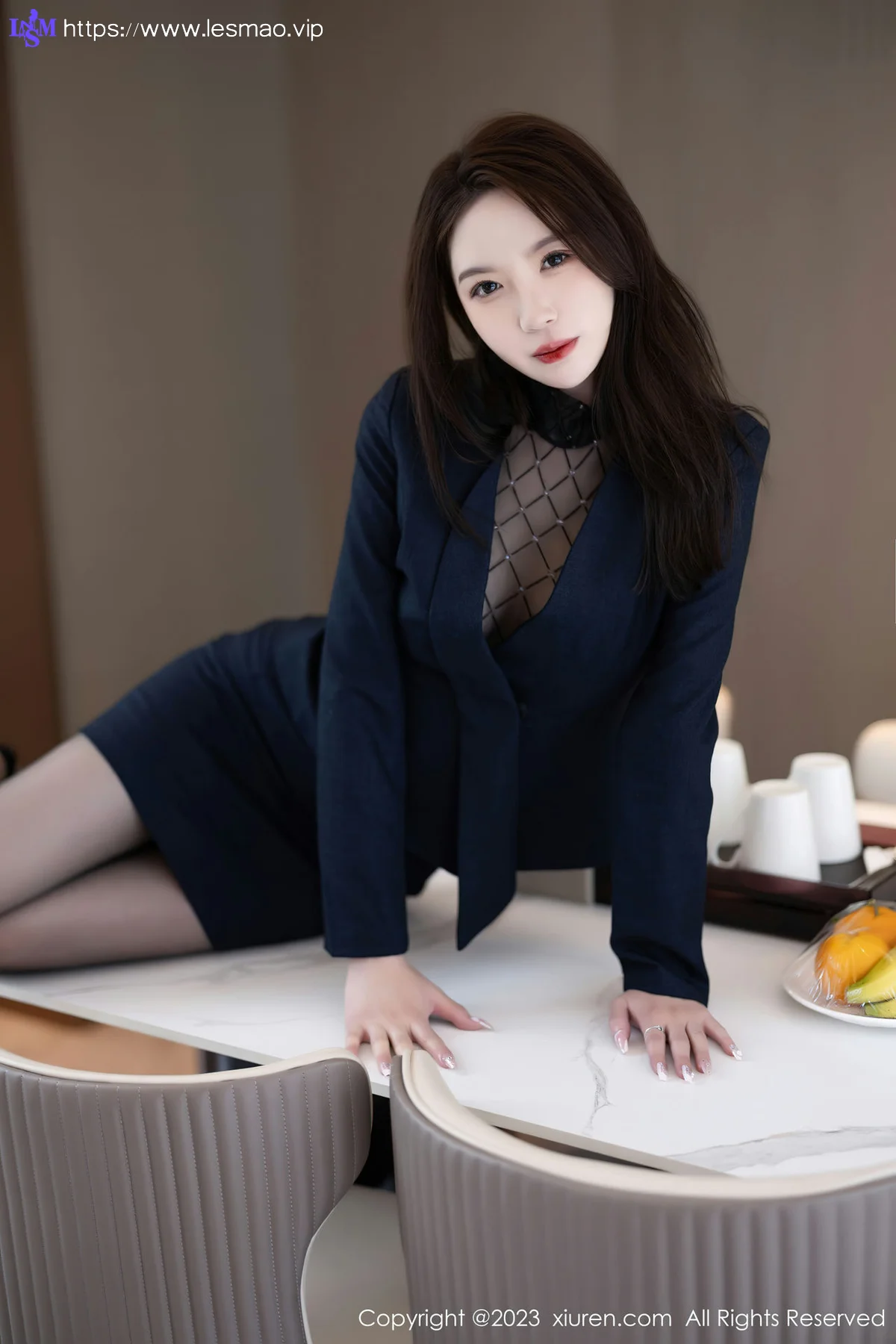 XiuRen 秀人 No.6914 梦心玥 薄纱高开叉性感写真2 - 7