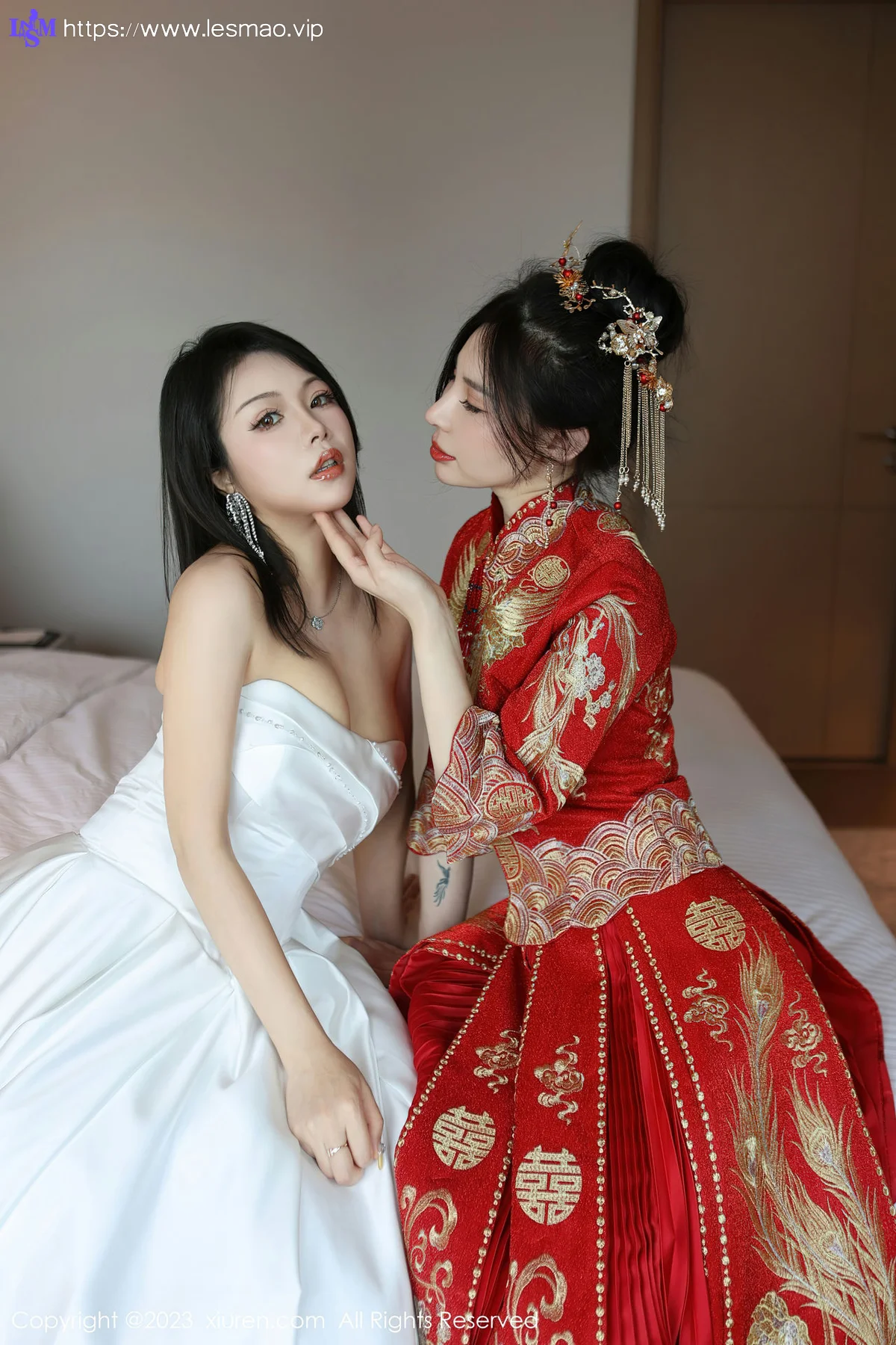 XiuRen 秀人 No.6957 曼柔两位性感女神模特合集写真1 - 1