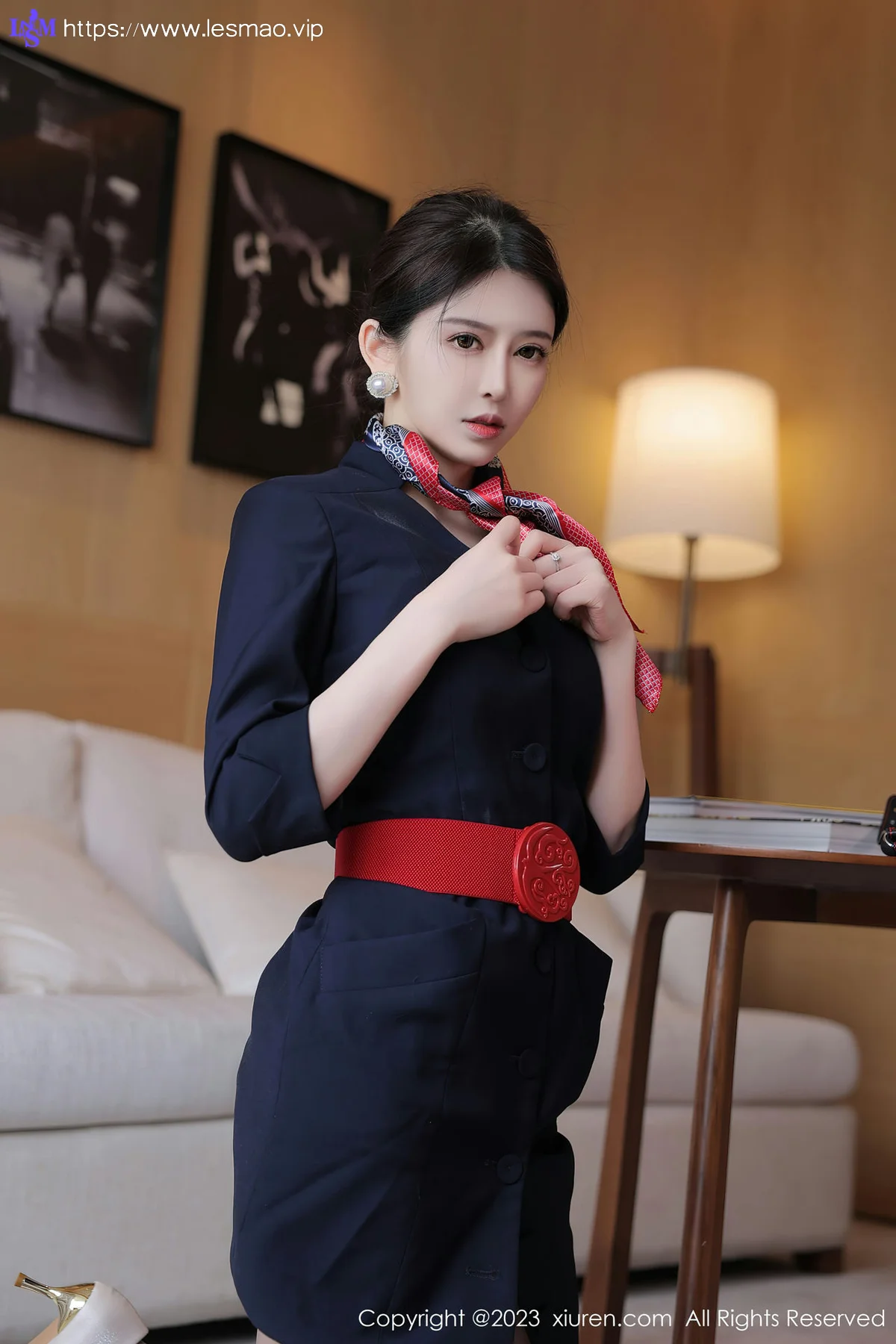 XiuRen 秀人 No.6966 玉兔miki 空姐制服性感写真33 - 8