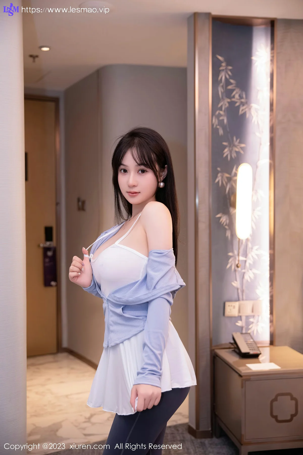 XiuRen 秀人 No.6968 柚琪Rich 轻透吊带性感写真2 - 6