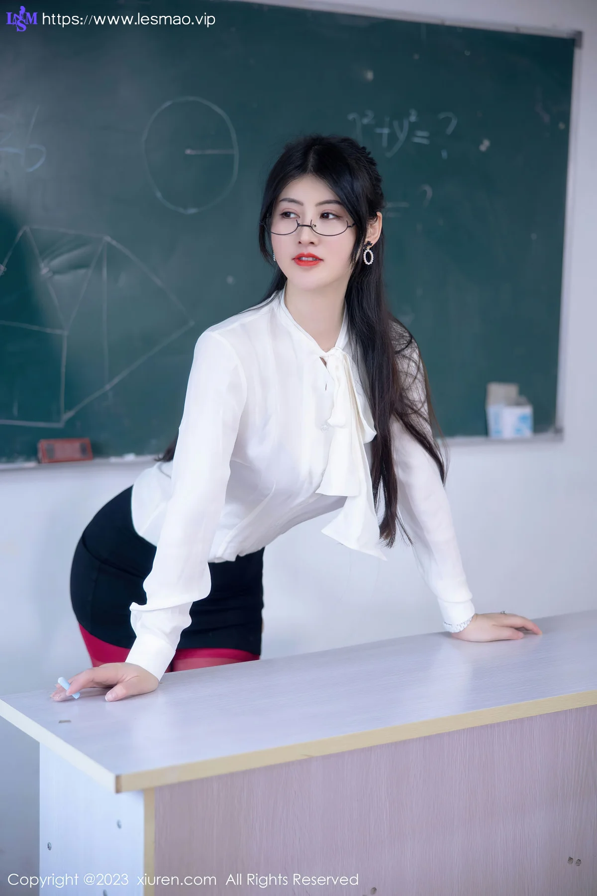 XiuRen 秀人 No.6980 诗诗kiki 教师角色扮演性感写真2 - 8