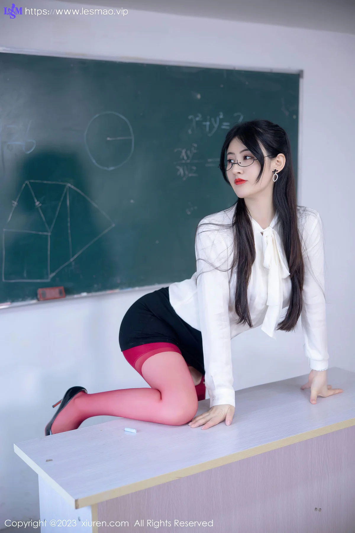 XiuRen 秀人 No.6980 诗诗kiki 教师角色扮演性感写真2 - 2