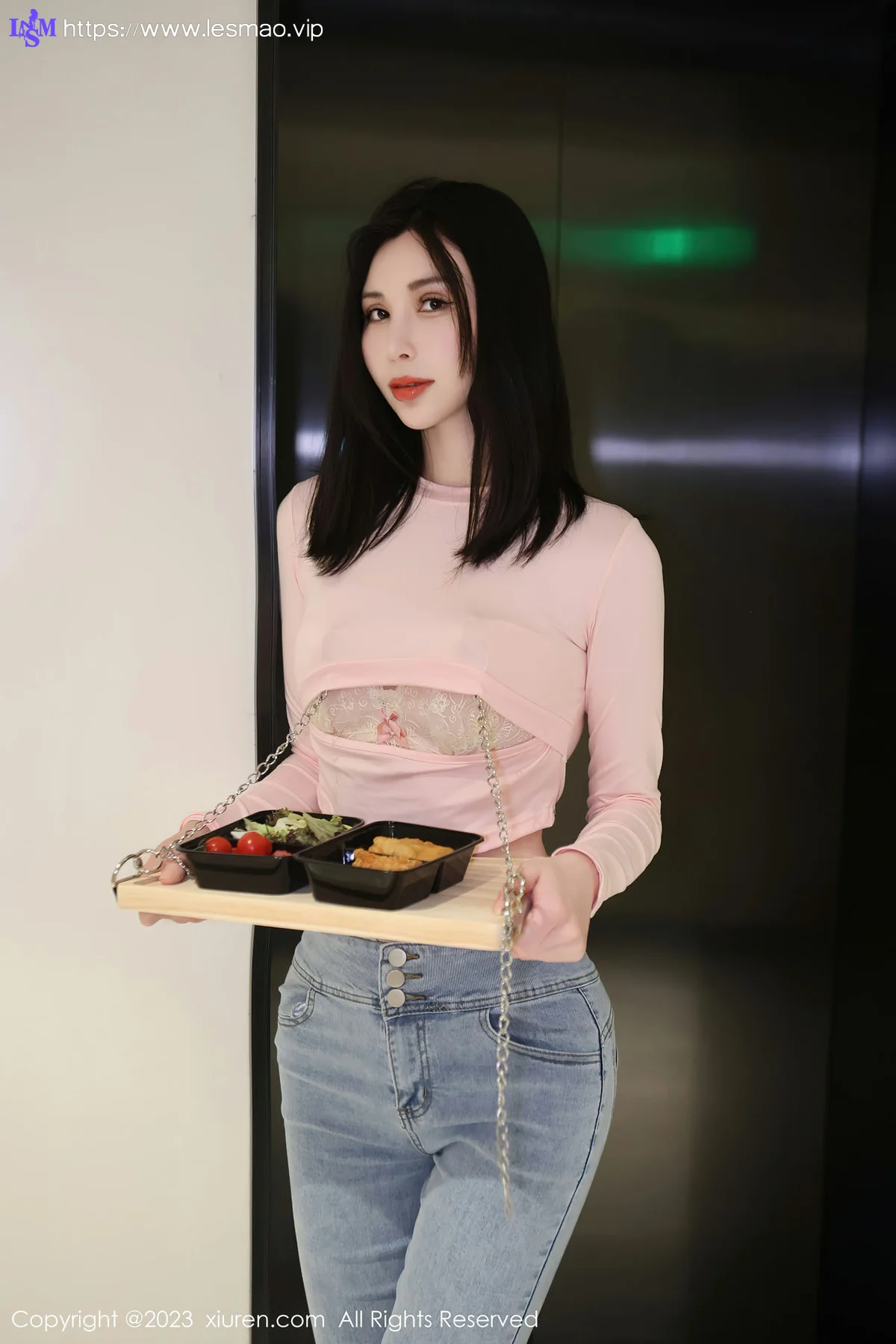 XiuRen 秀人 No.6992 曼柔 粉色蕾丝内衣性感写真33 - 2