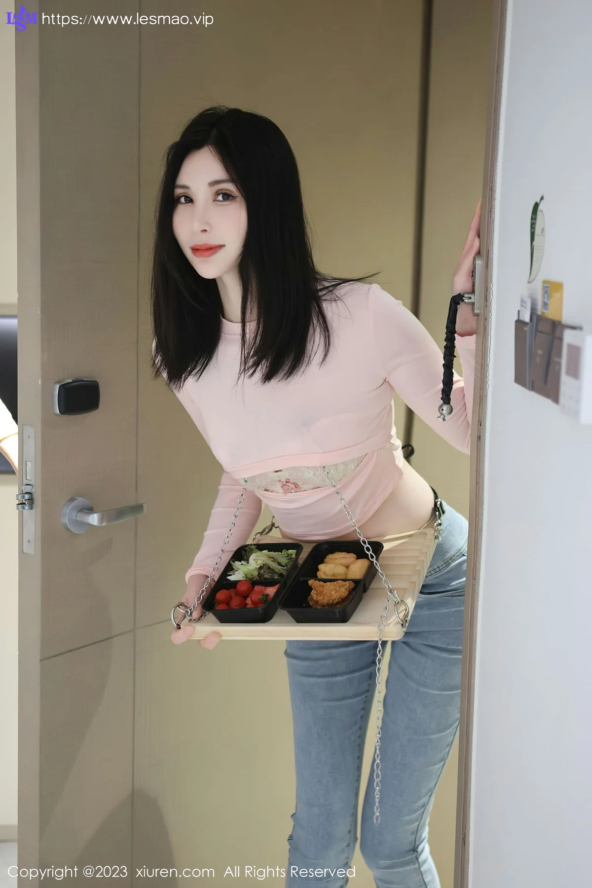 XiuRen 秀人 No.6992 曼柔 粉色蕾丝内衣性感写真33 - 7