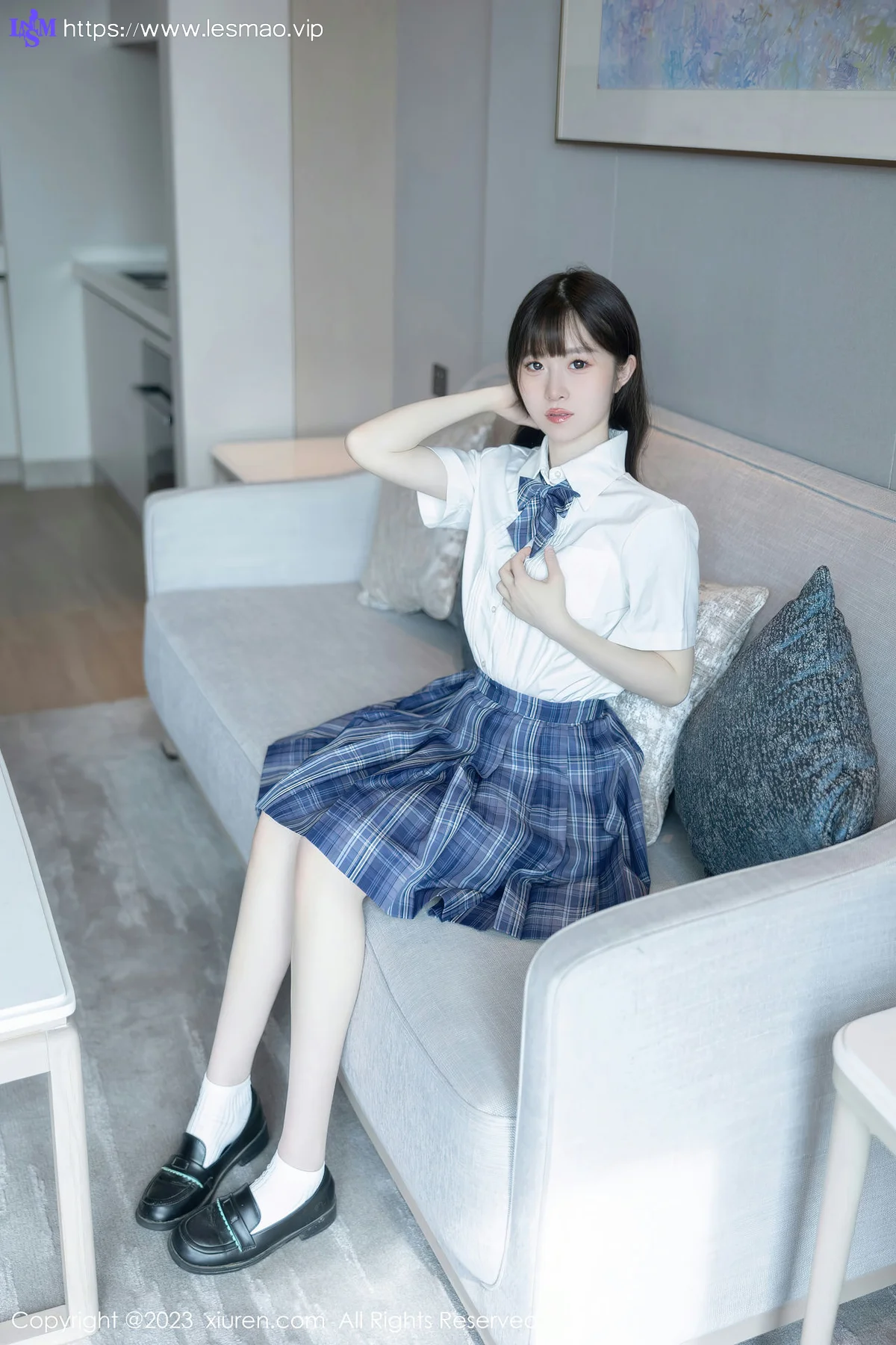 XiuRen 秀人 No.6993 林悠悠 jk短裙首套写真111 - 10