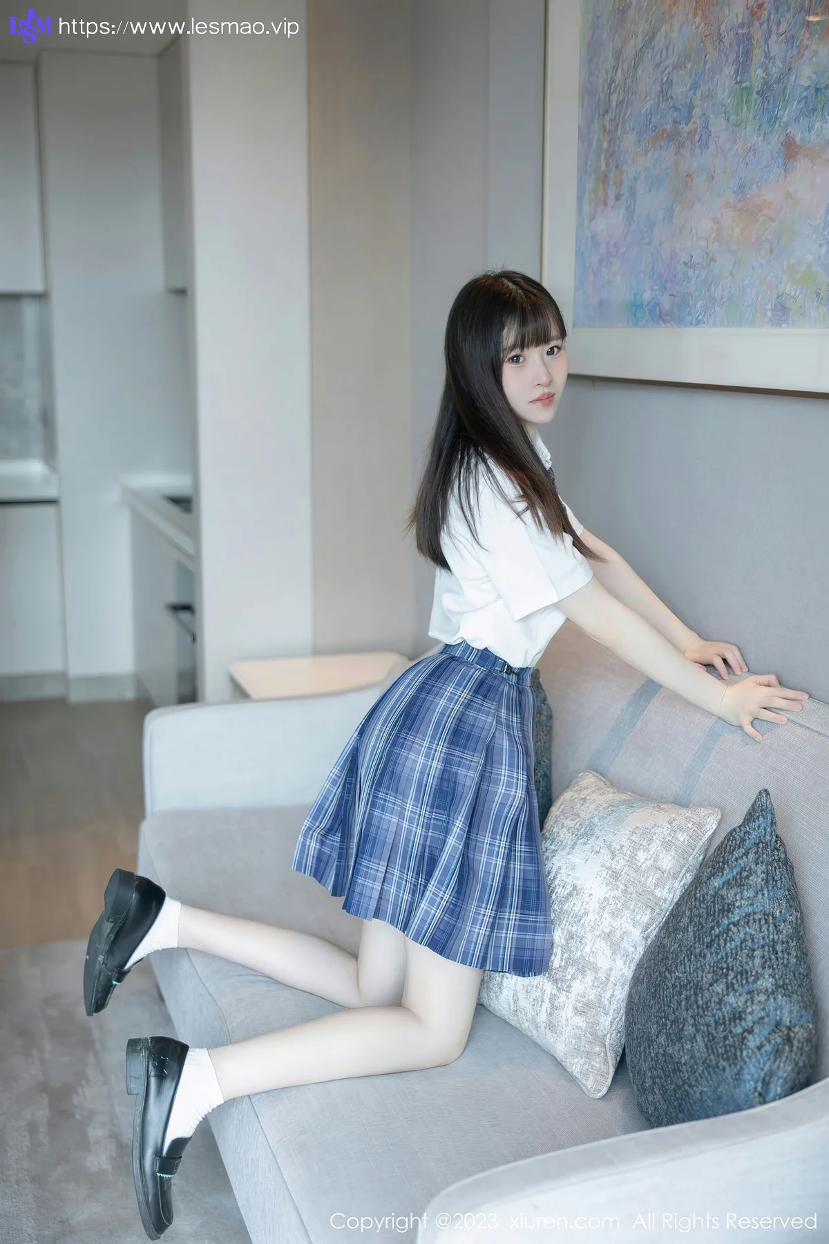 XiuRen 秀人 No.6993 林悠悠 jk短裙首套写真111 - 1