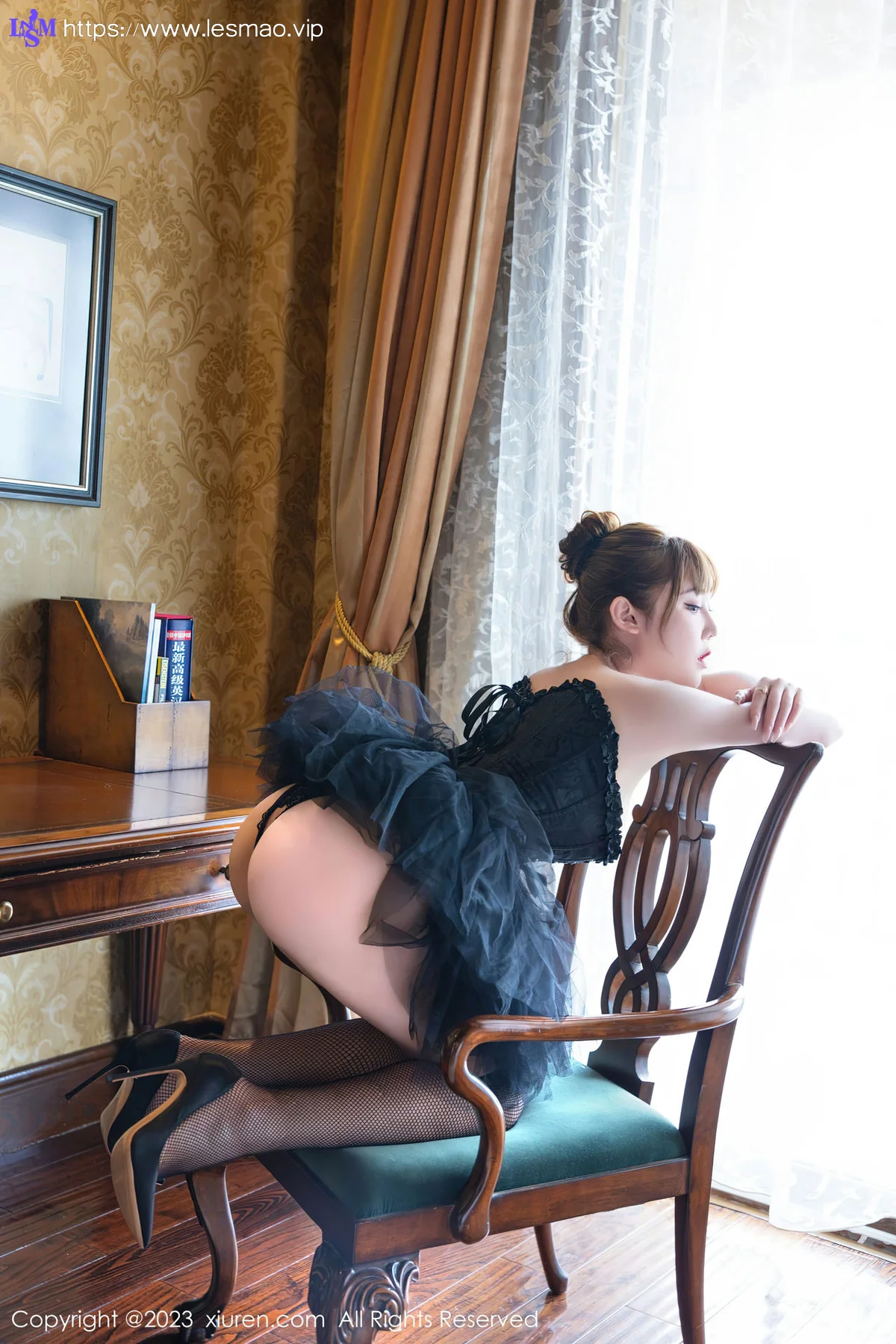 XiuRen 秀人 No.7057 萌汉药baby 黑色舞裙性感写真33 - 4